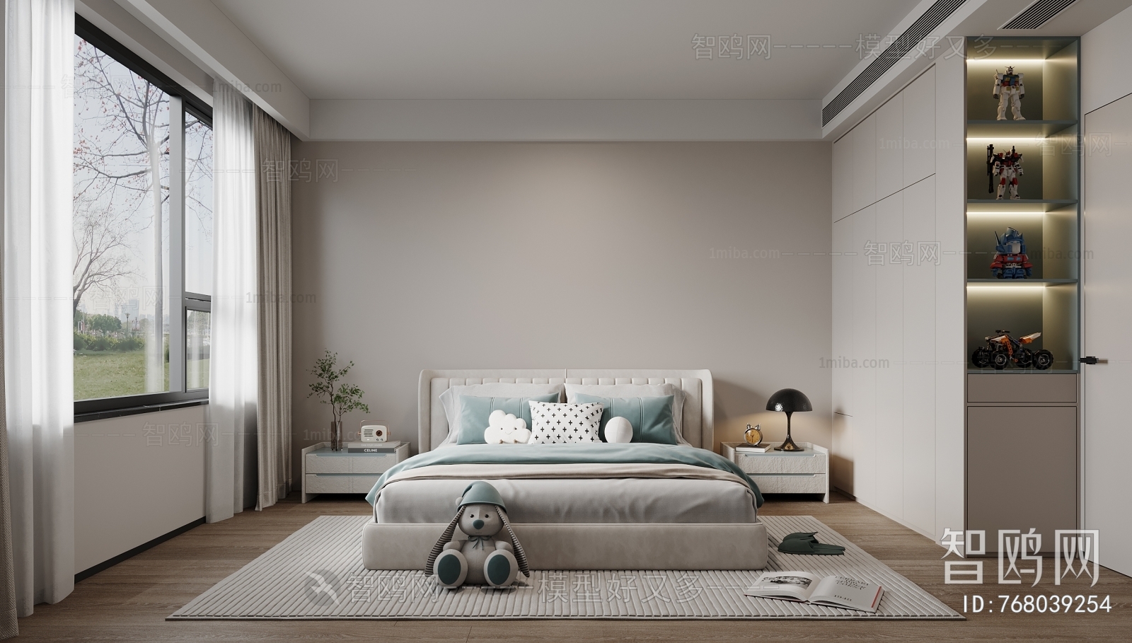 Modern Boy's Room And Son's Room