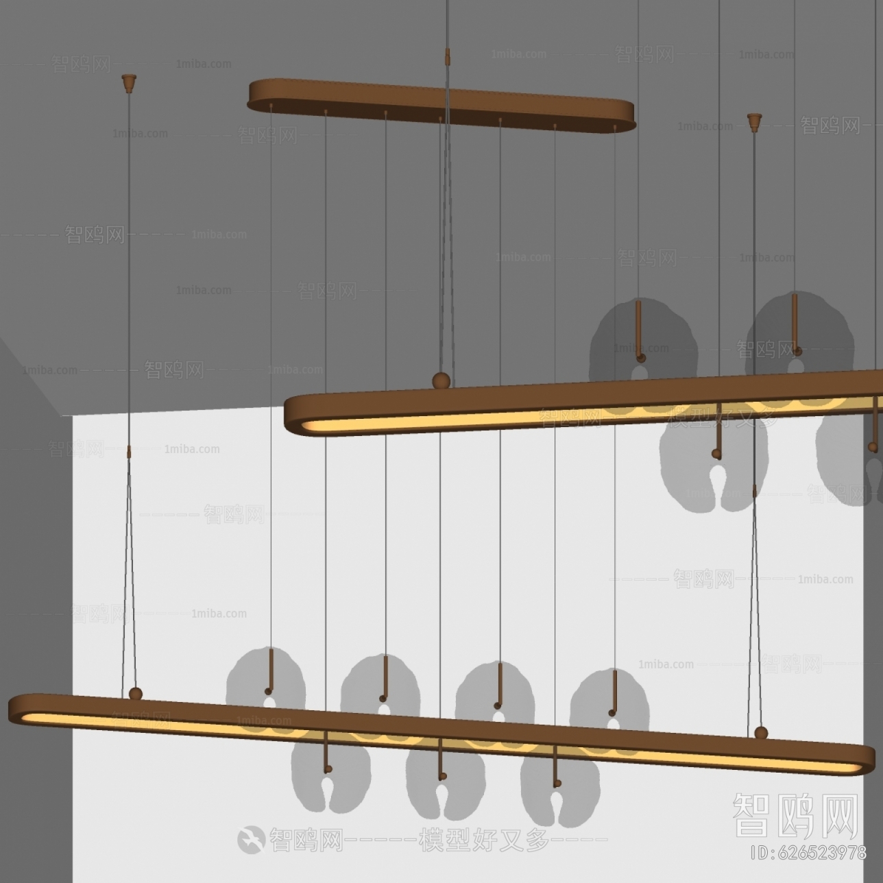 Modern Long Chandelier