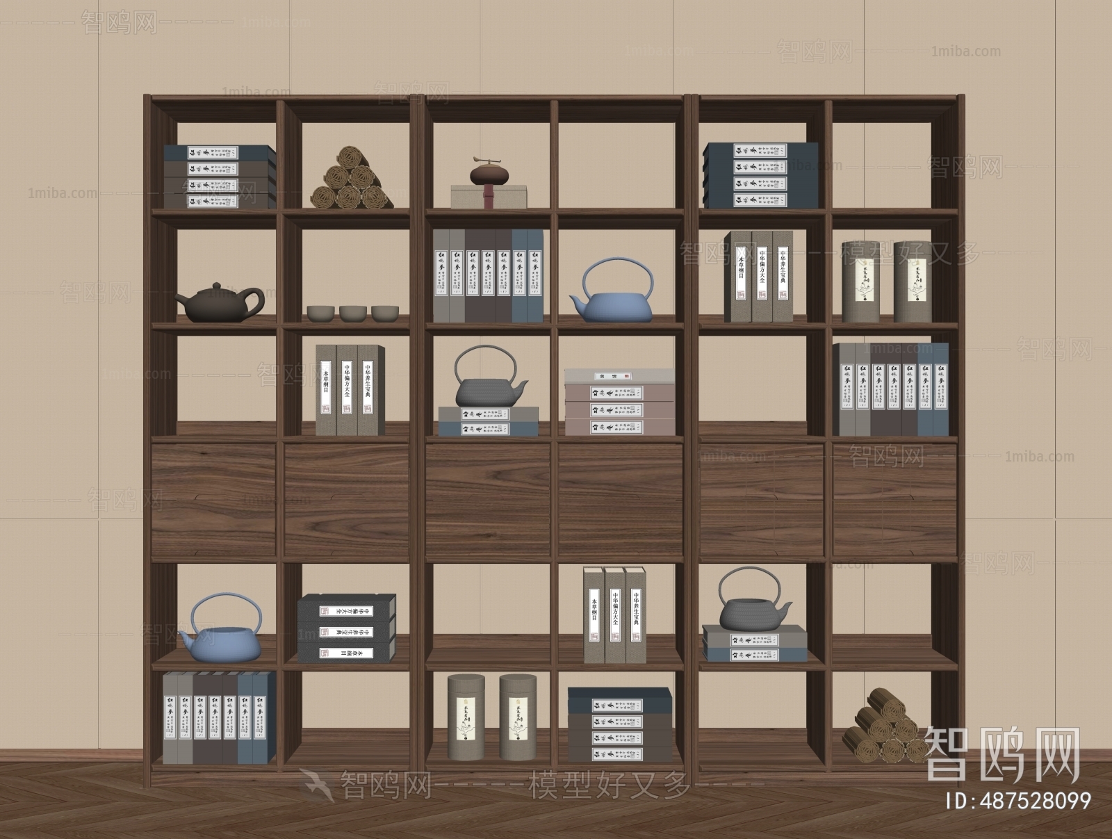 New Chinese Style Bookcase