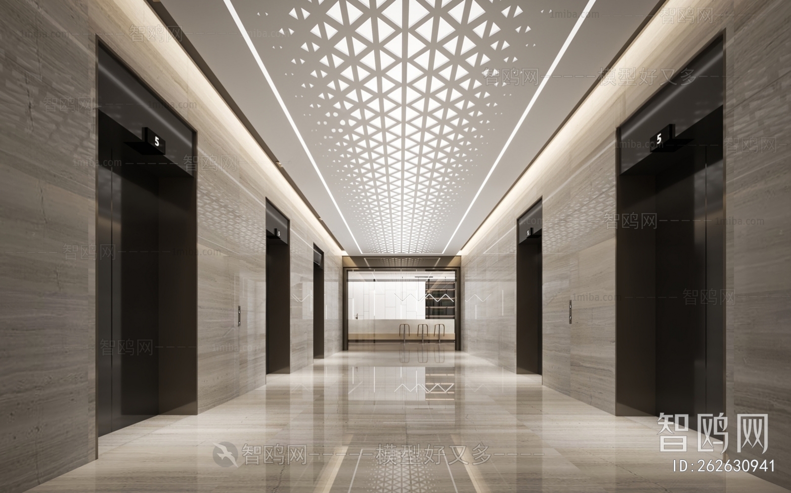 Modern Corridor/elevator Hall