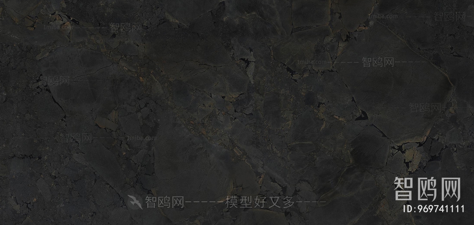 深灰色大理石瓷砖岩板奢石