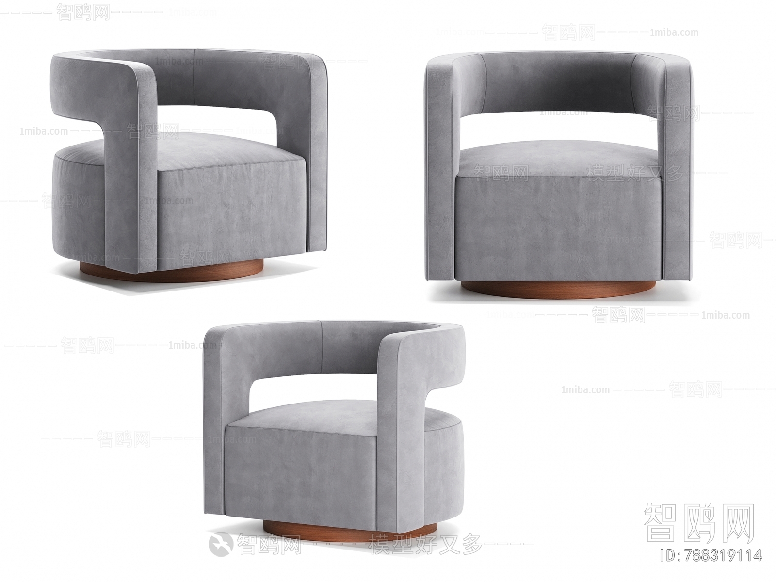 Nordic Style Single Sofa