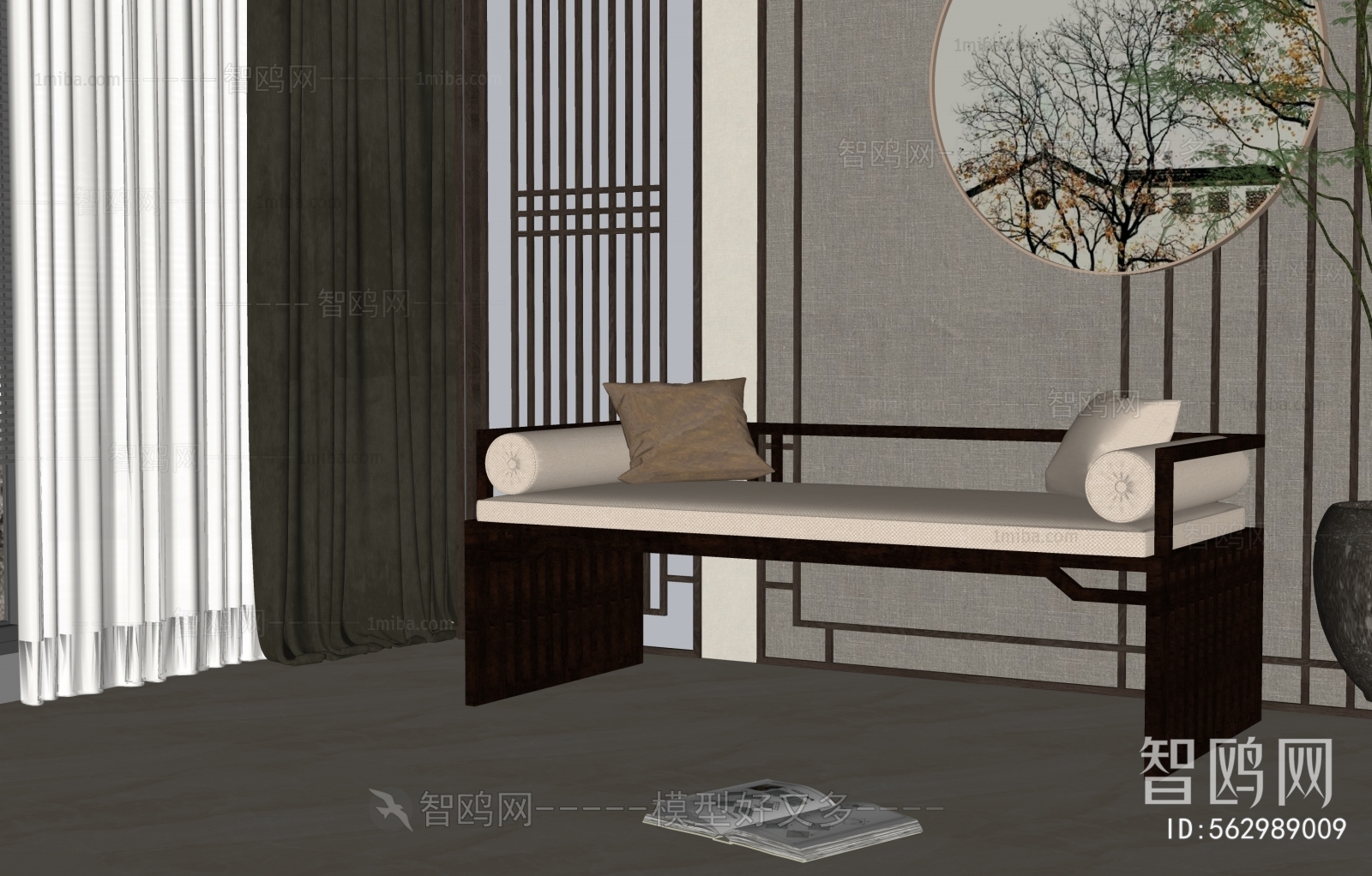 New Chinese Style Bench