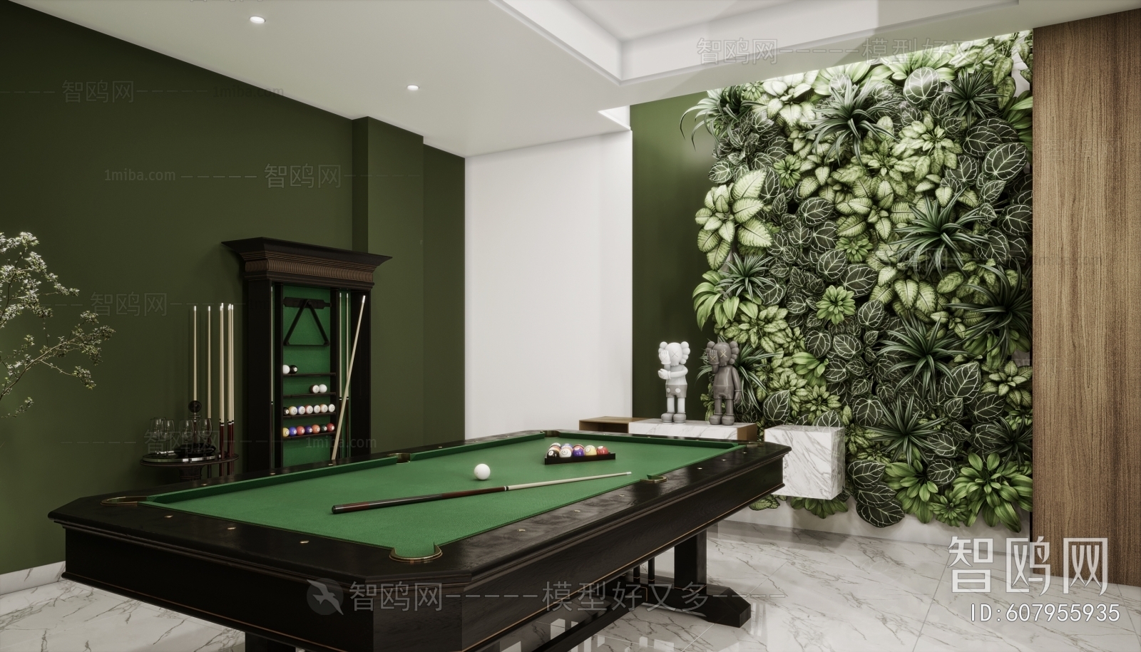 Modern Billiards Room