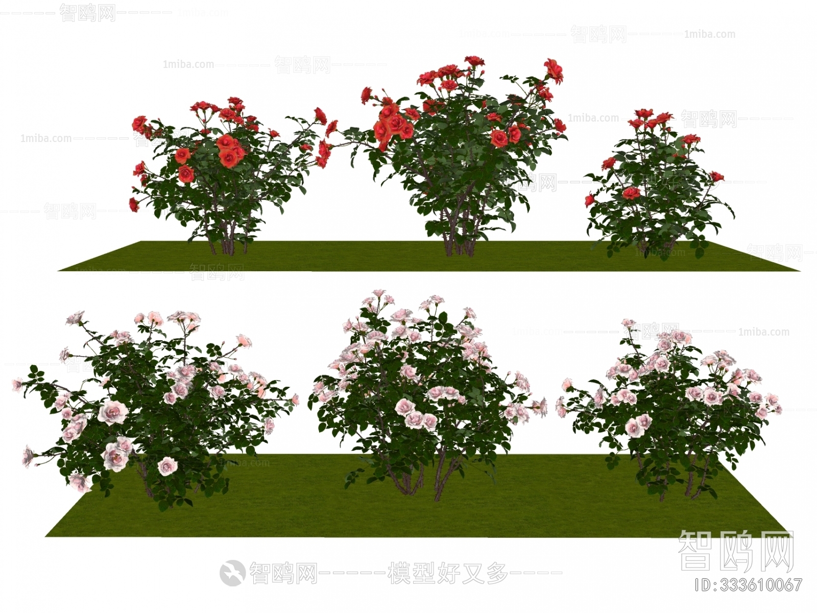 Modern Flowers sketchup Model Download - Model ID.333610067 | 1miba