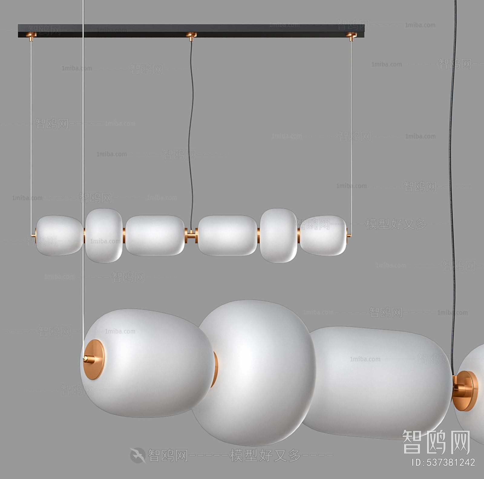 Modern Long Chandelier