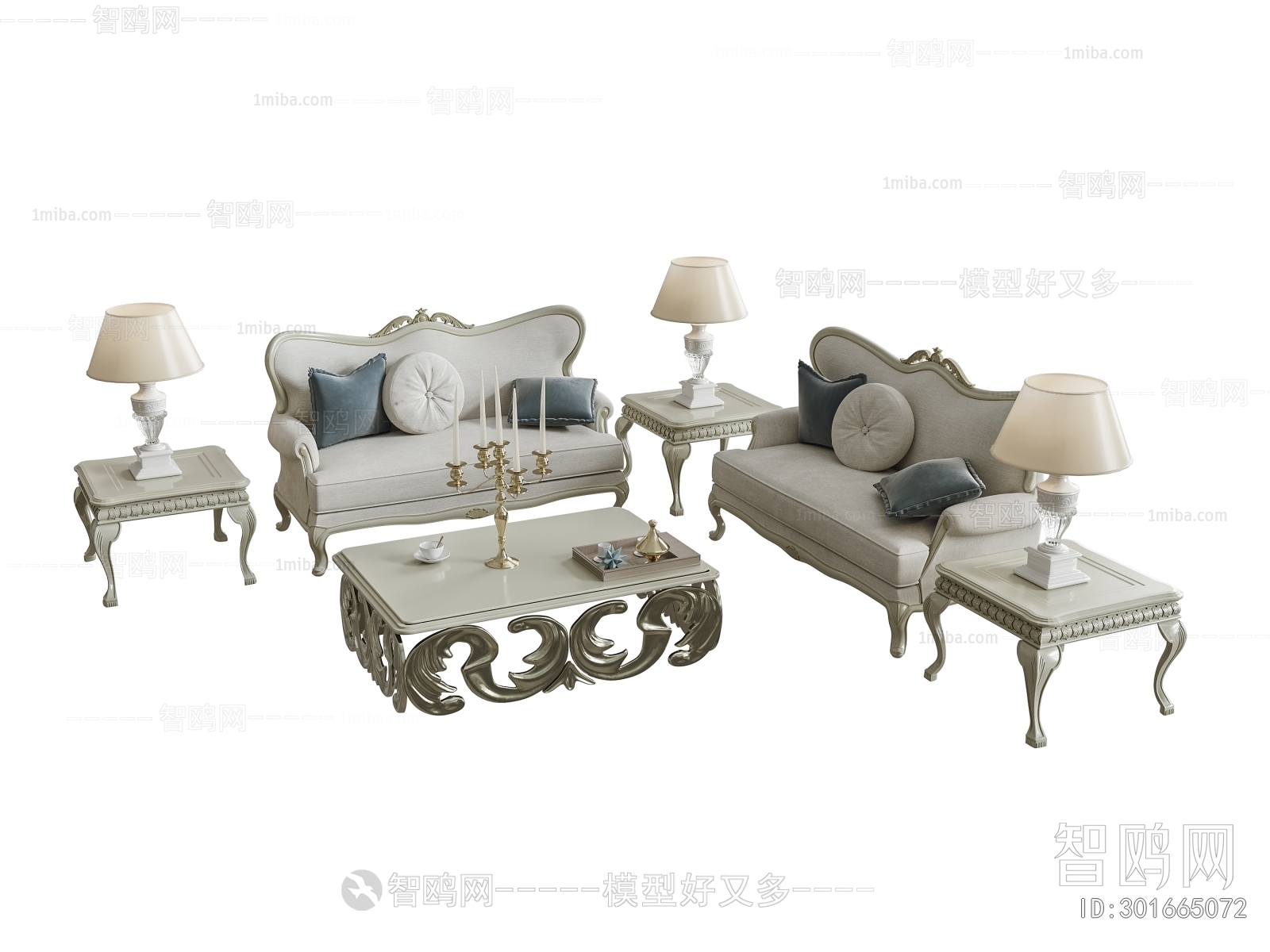 European Style Sofa Combination