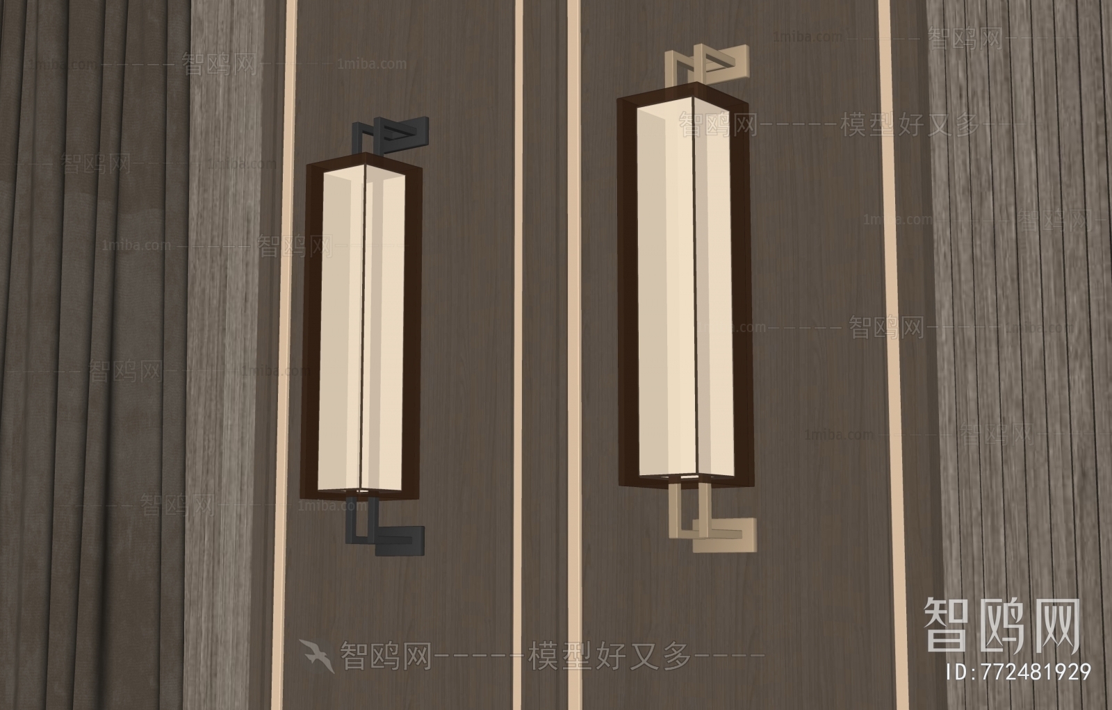 New Chinese Style Wall Lamp