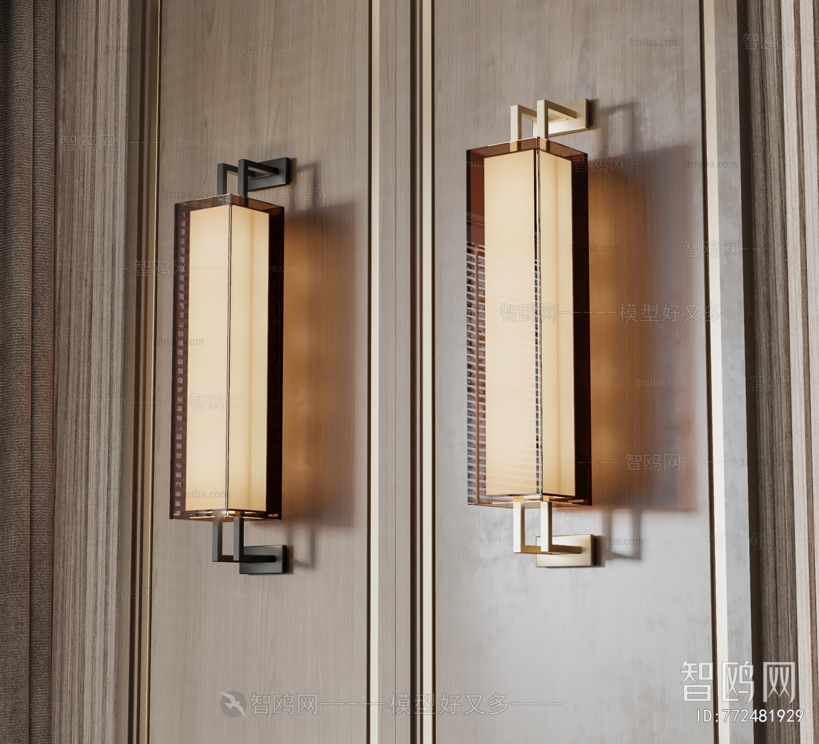 New Chinese Style Wall Lamp