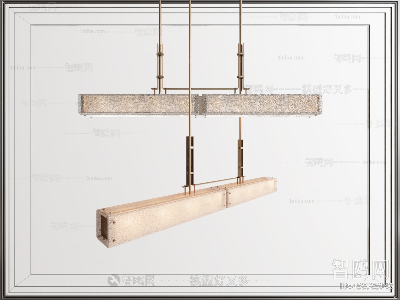 Modern Long Chandelier