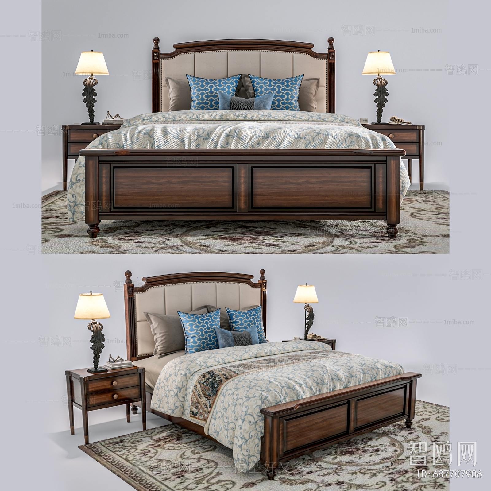 American Style Double Bed