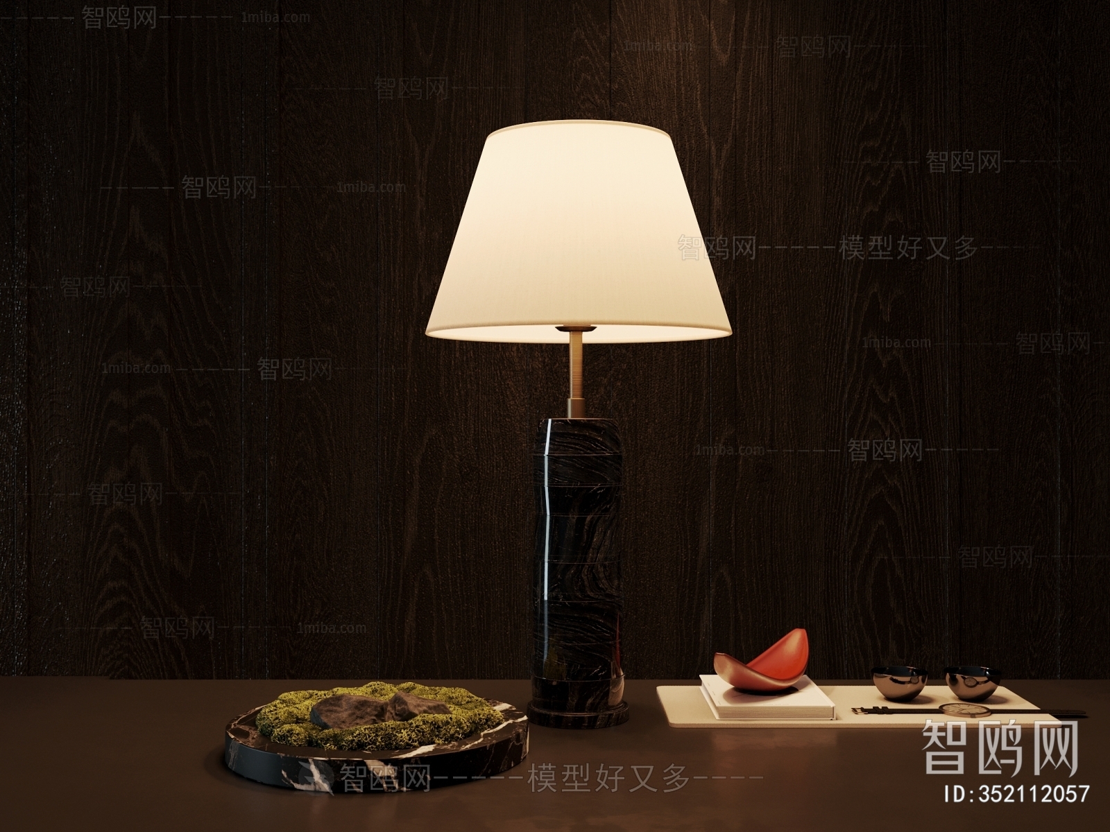 Modern Wabi-sabi Style Table Lamp