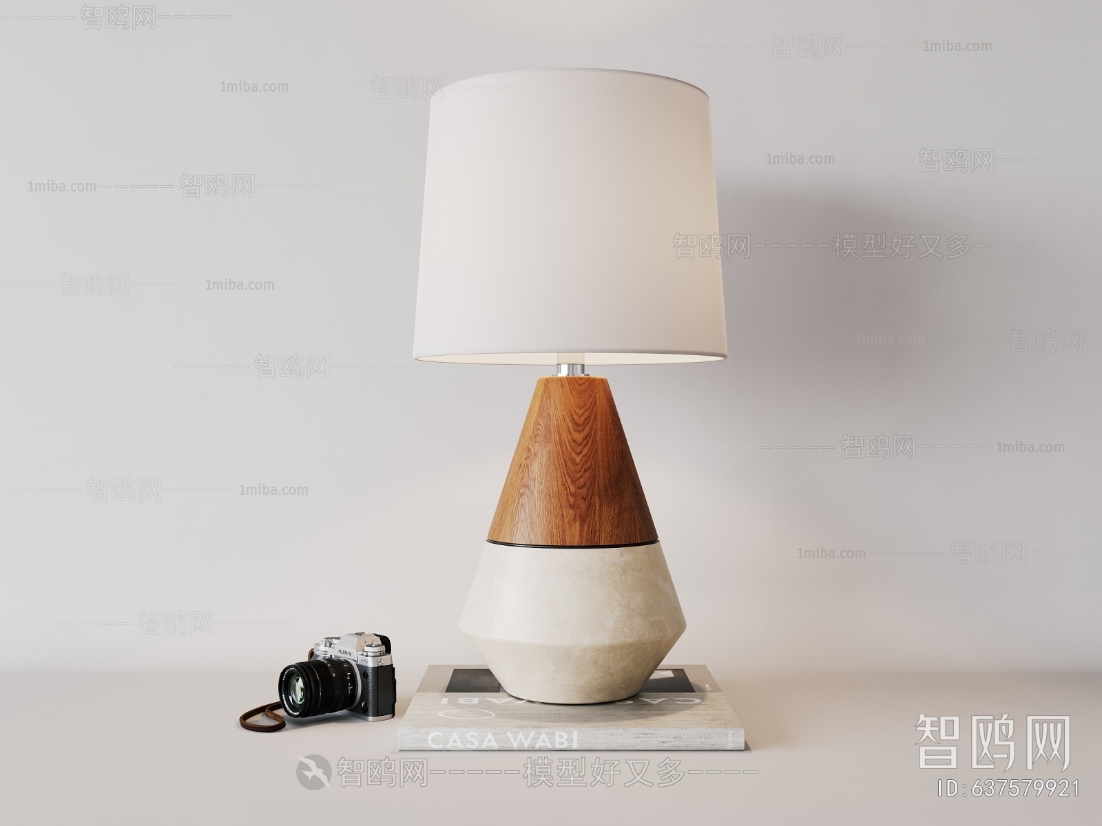 Wabi-sabi Style Table Lamp