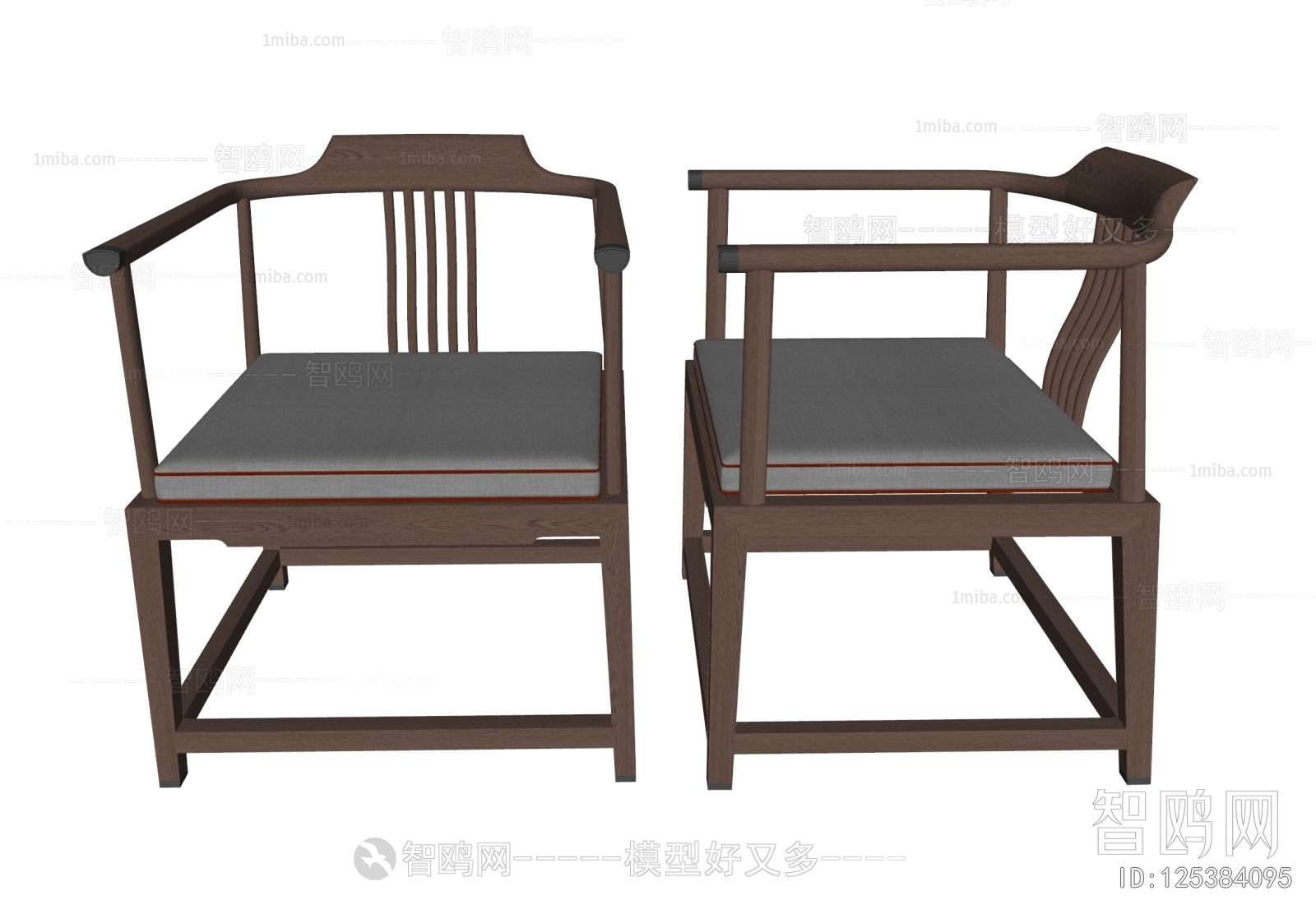 New Chinese Style Single Chair