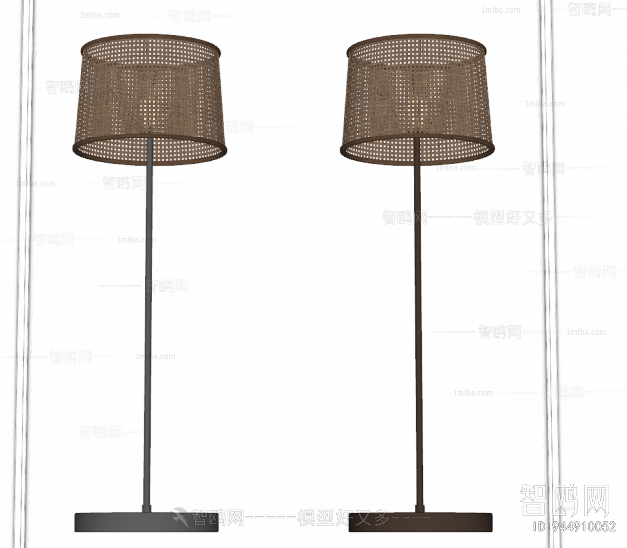 New Chinese Style Wabi-sabi Style Floor Lamp