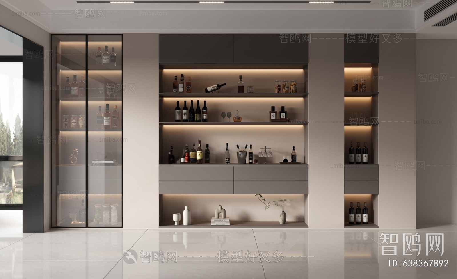 Modern Wine Cabinet