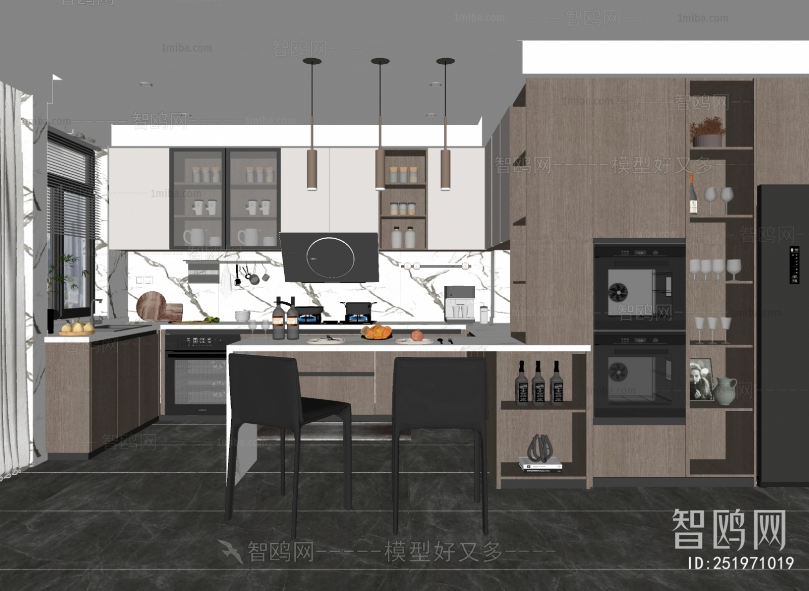 Modern Open Kitchen