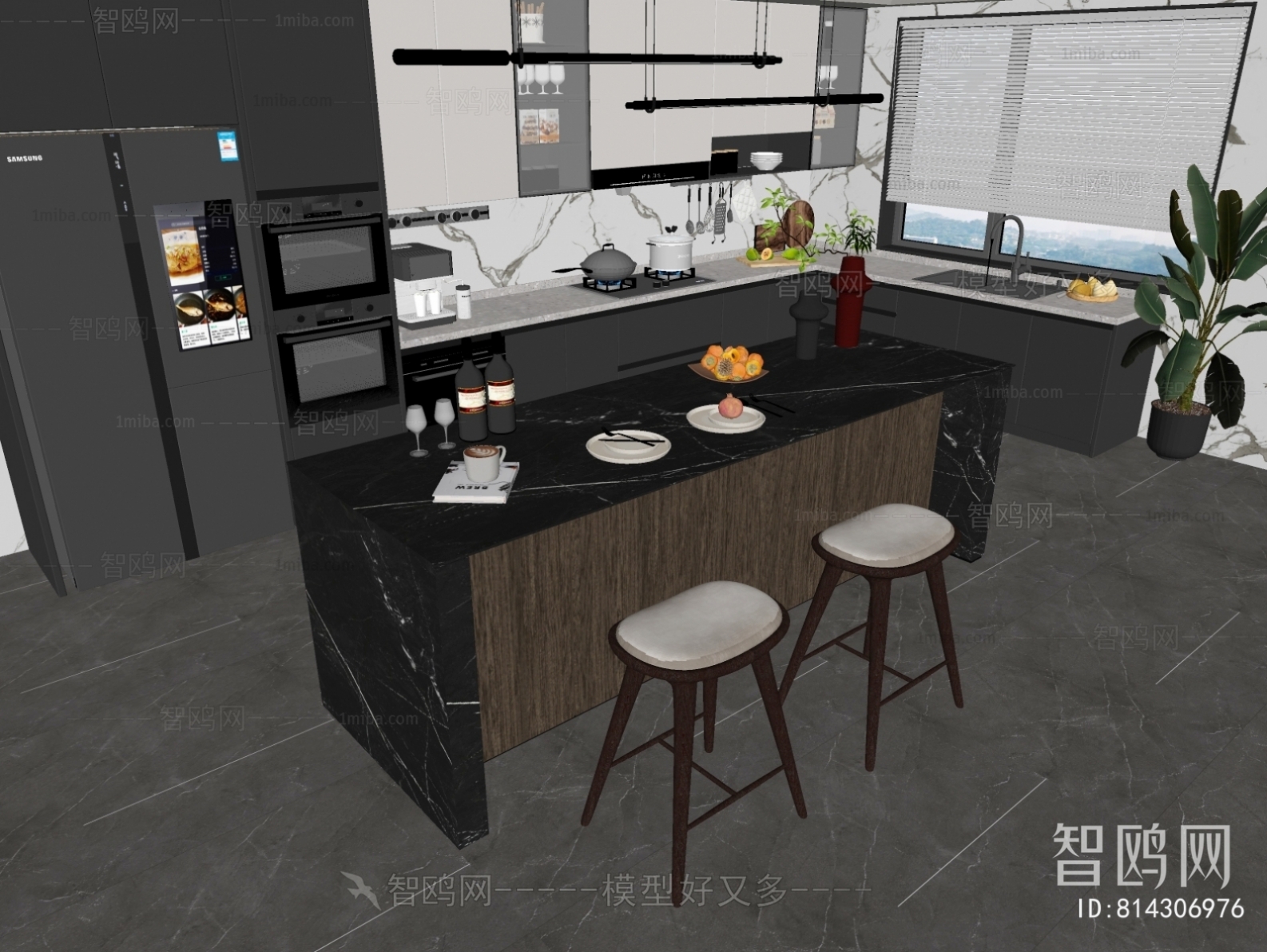 Modern Open Kitchen