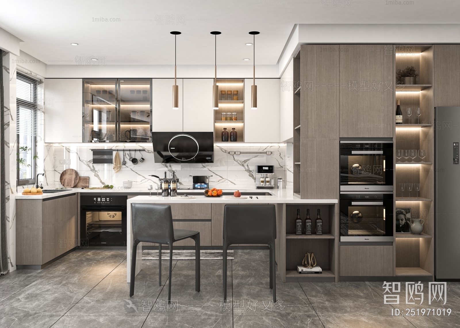 Modern Open Kitchen