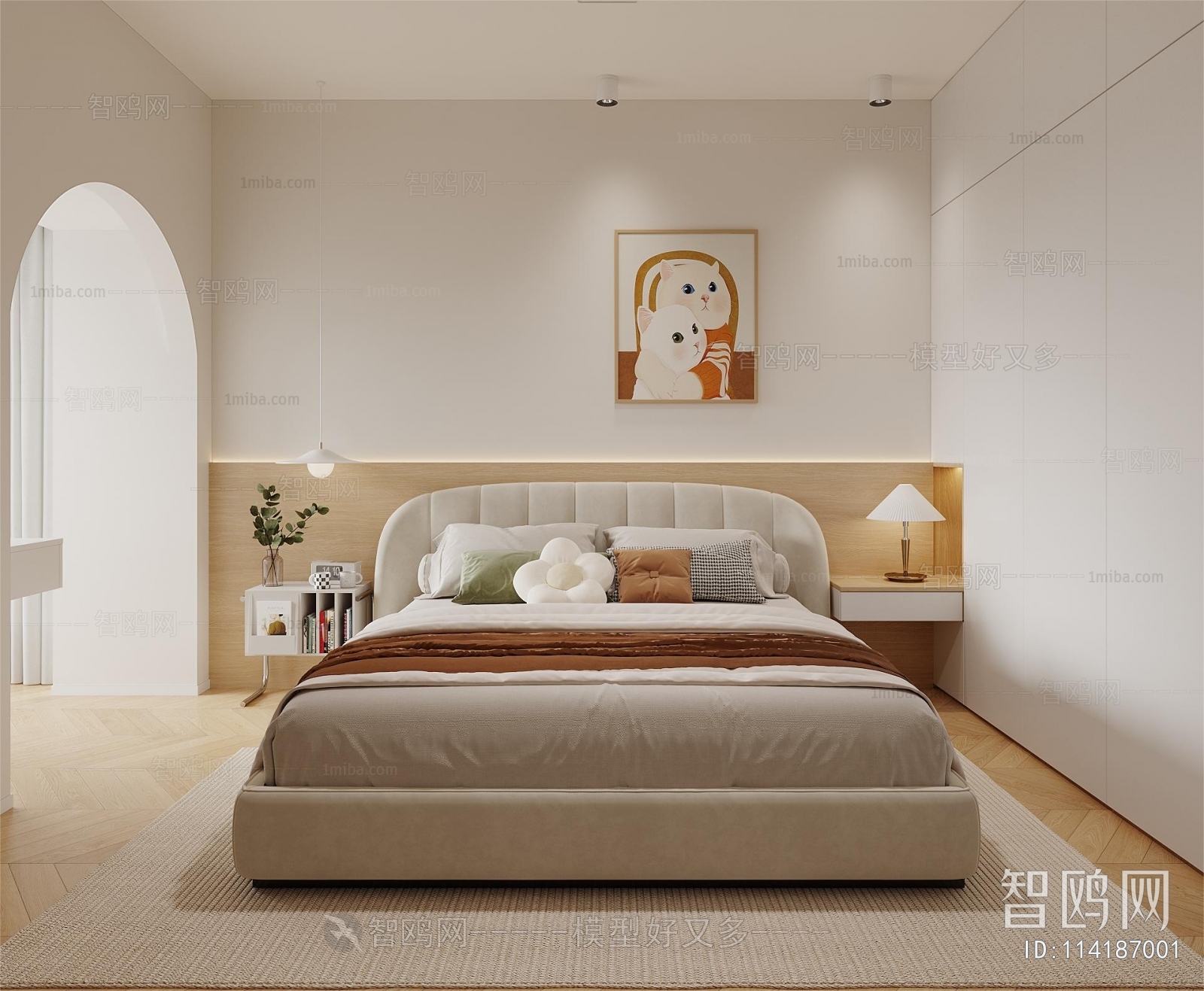 Modern Nordic Style Bedroom