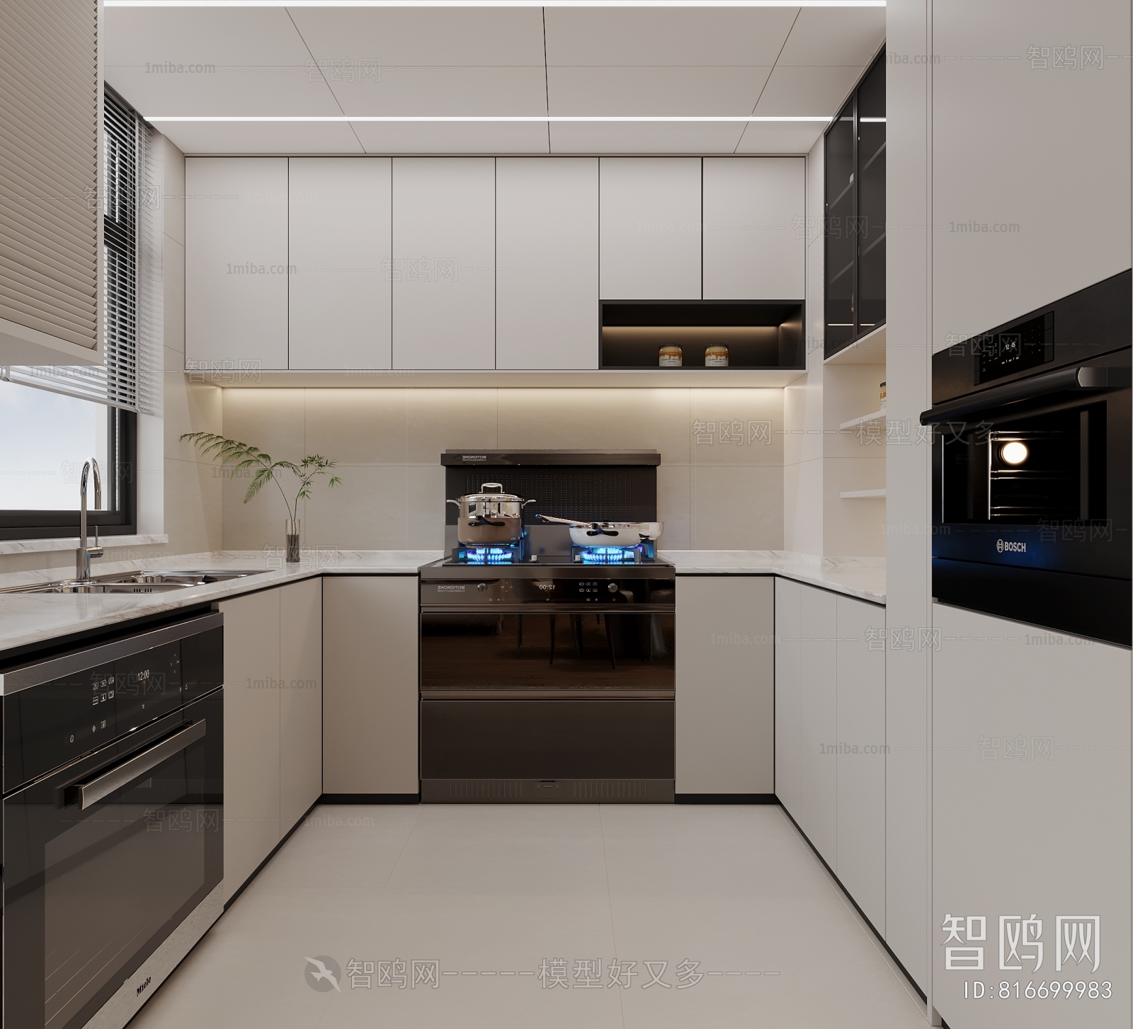 Modern The Kitchen