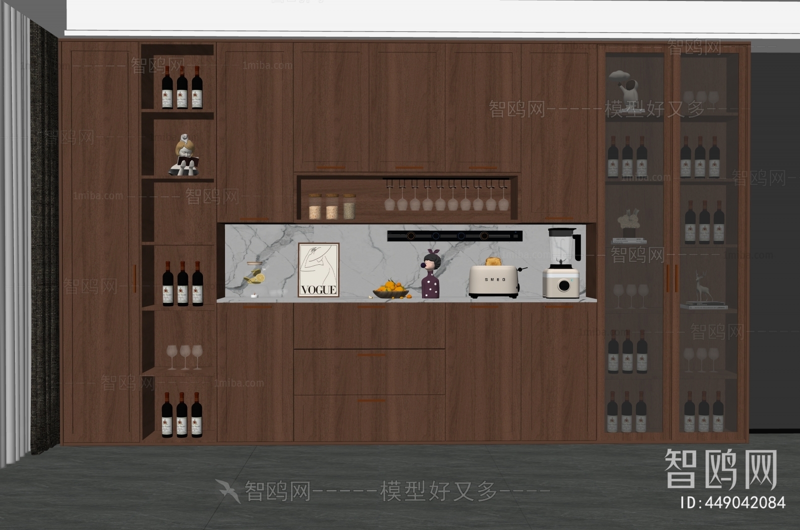 新中式酒柜 餐边柜