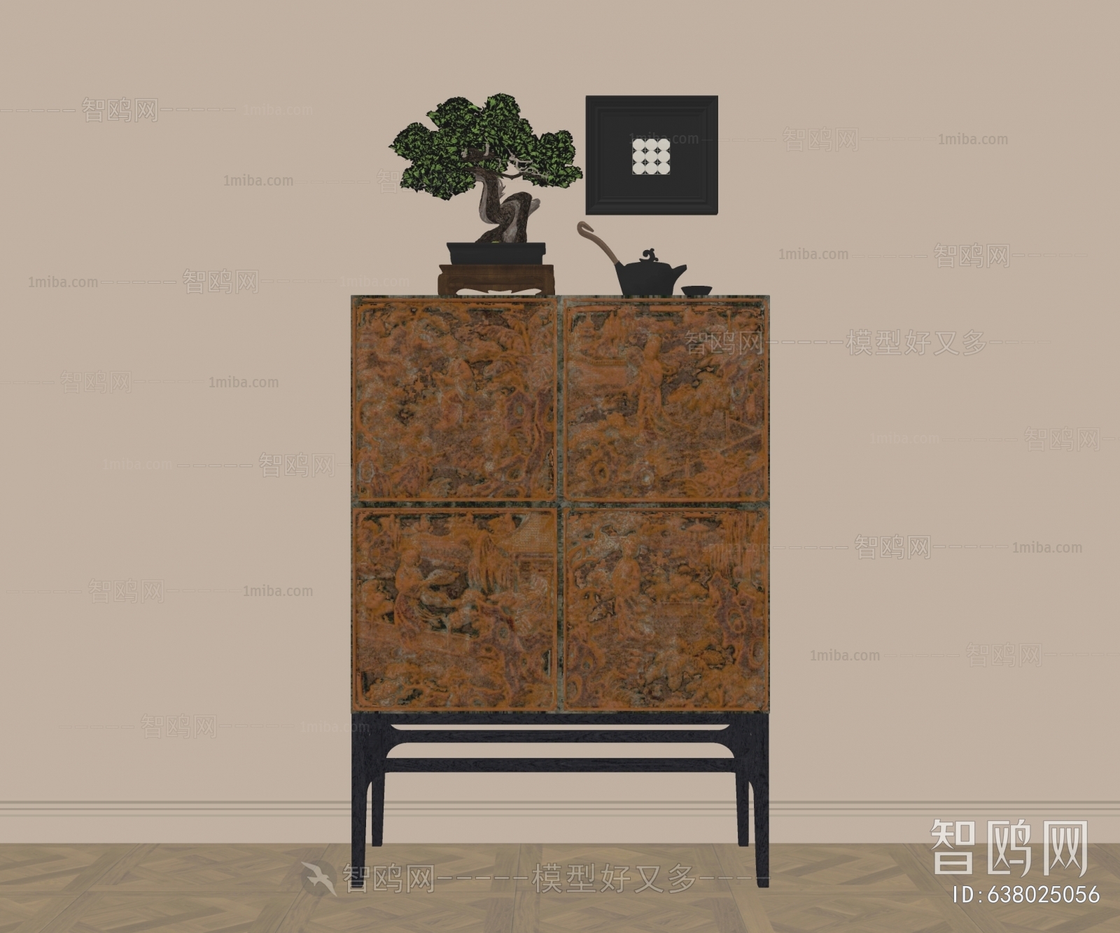 New Chinese Style Side Cabinet/Entrance Cabinet