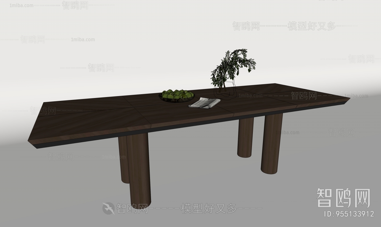 Modern Wabi-sabi Style Dining Table