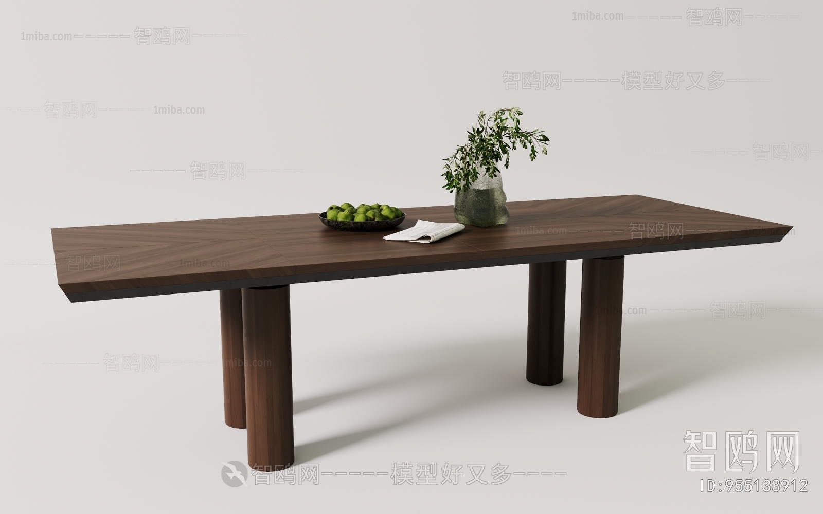 Modern Wabi-sabi Style Dining Table