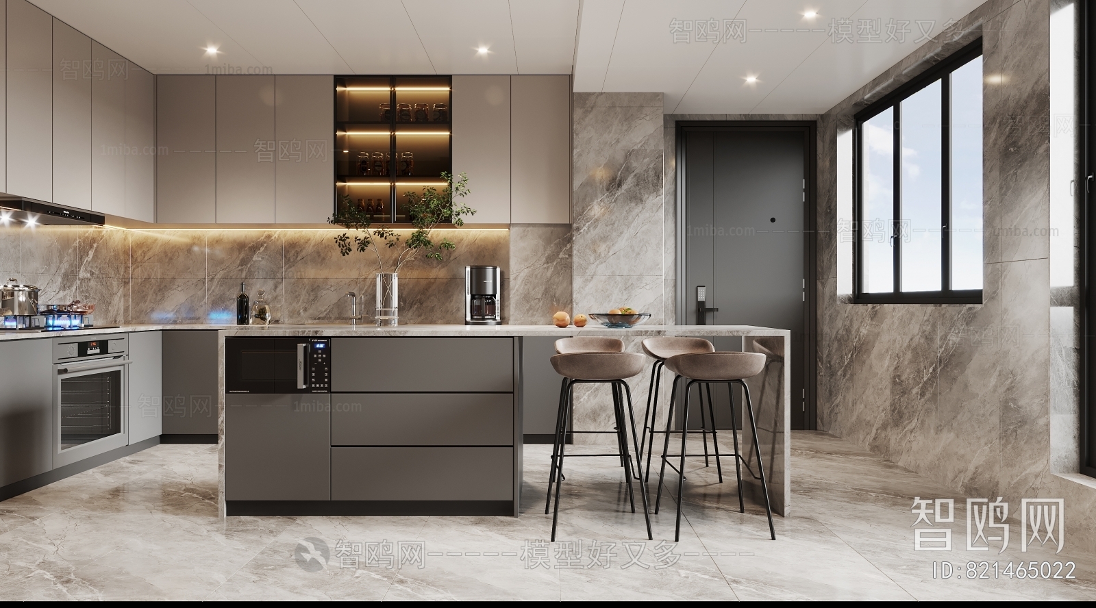 Modern Open Kitchen