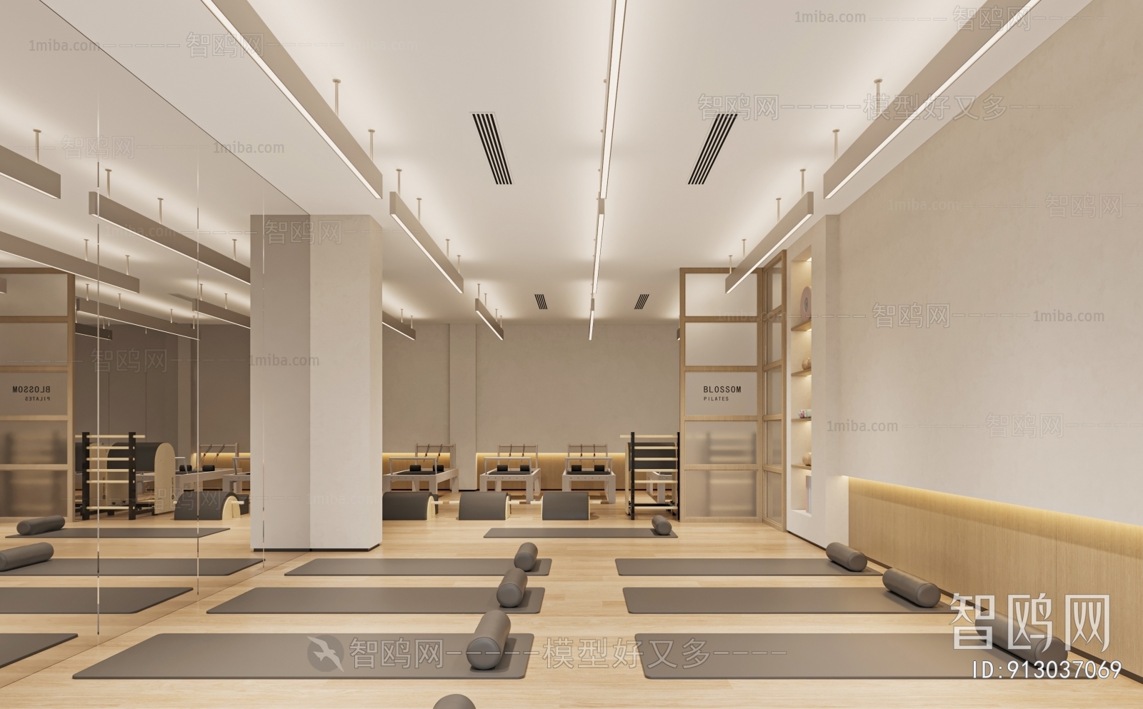 Modern Yoga Room