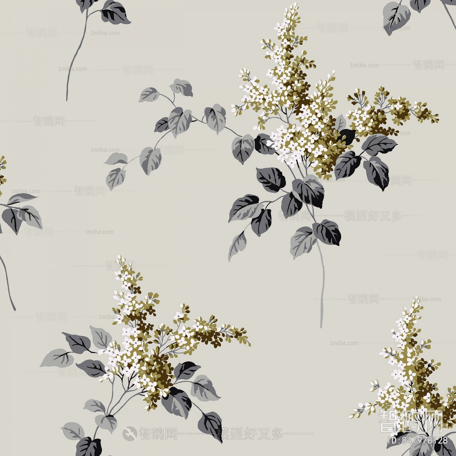 Animal And Plant Pattern Wallpaper