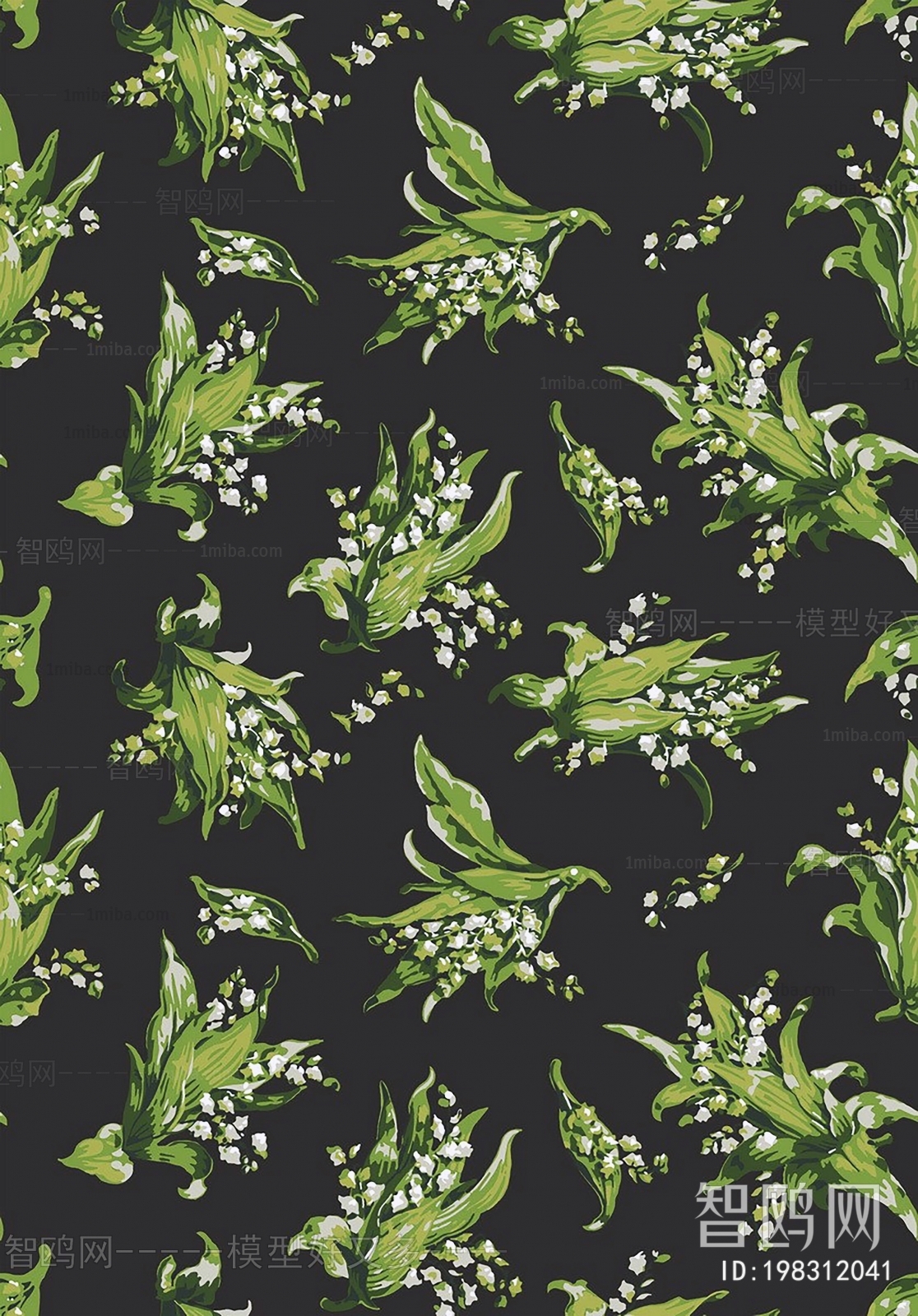 Animal And Plant Pattern Wallpaper