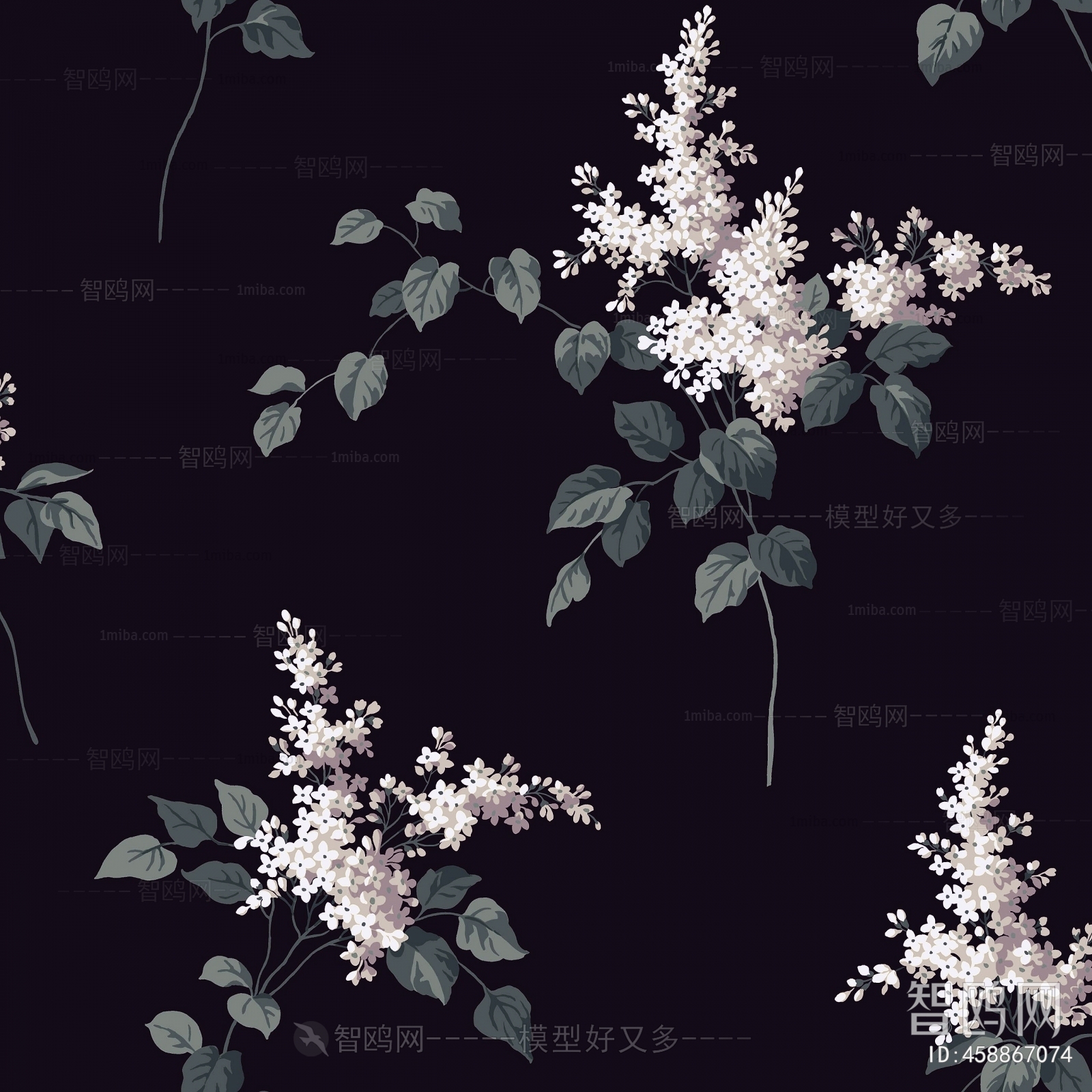 Animal And Plant Pattern Wallpaper