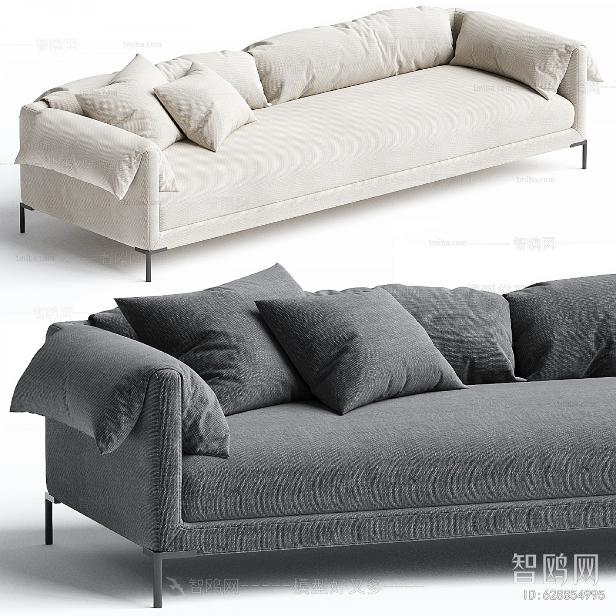 Modern Multi Person Sofa