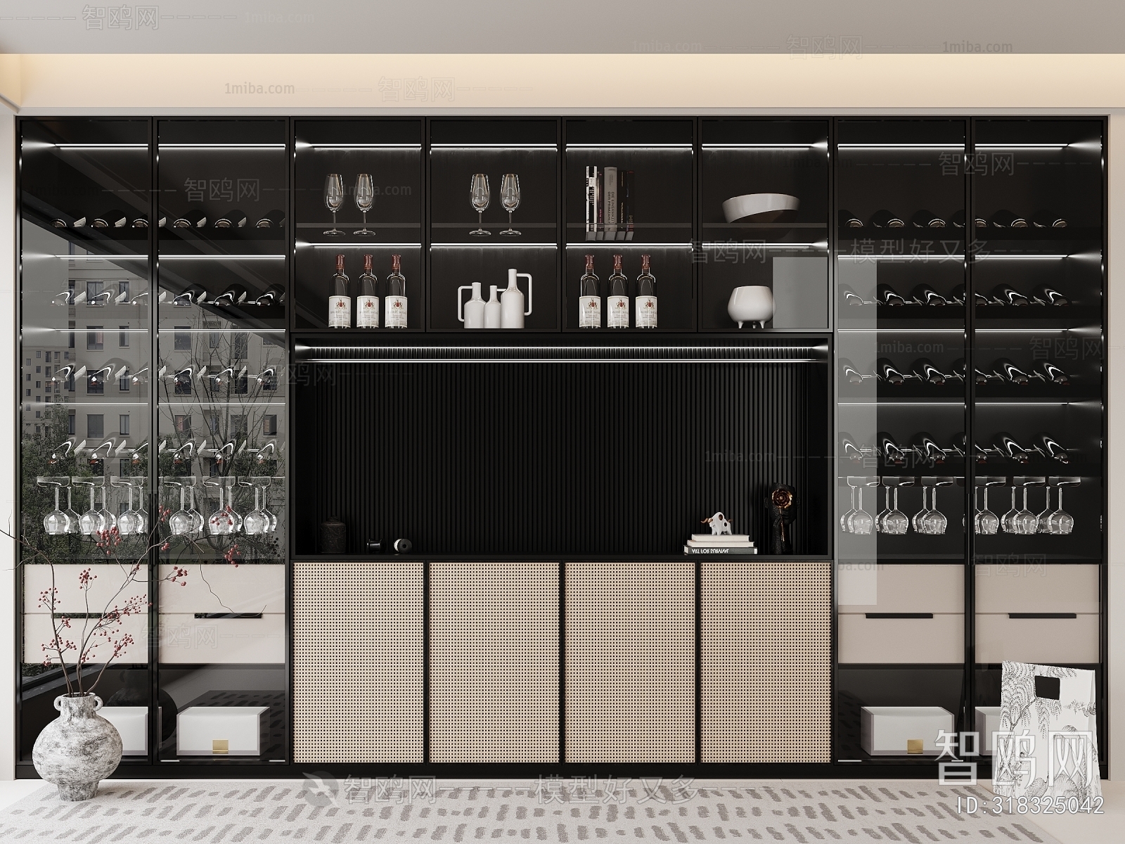 Modern Wine Cabinet