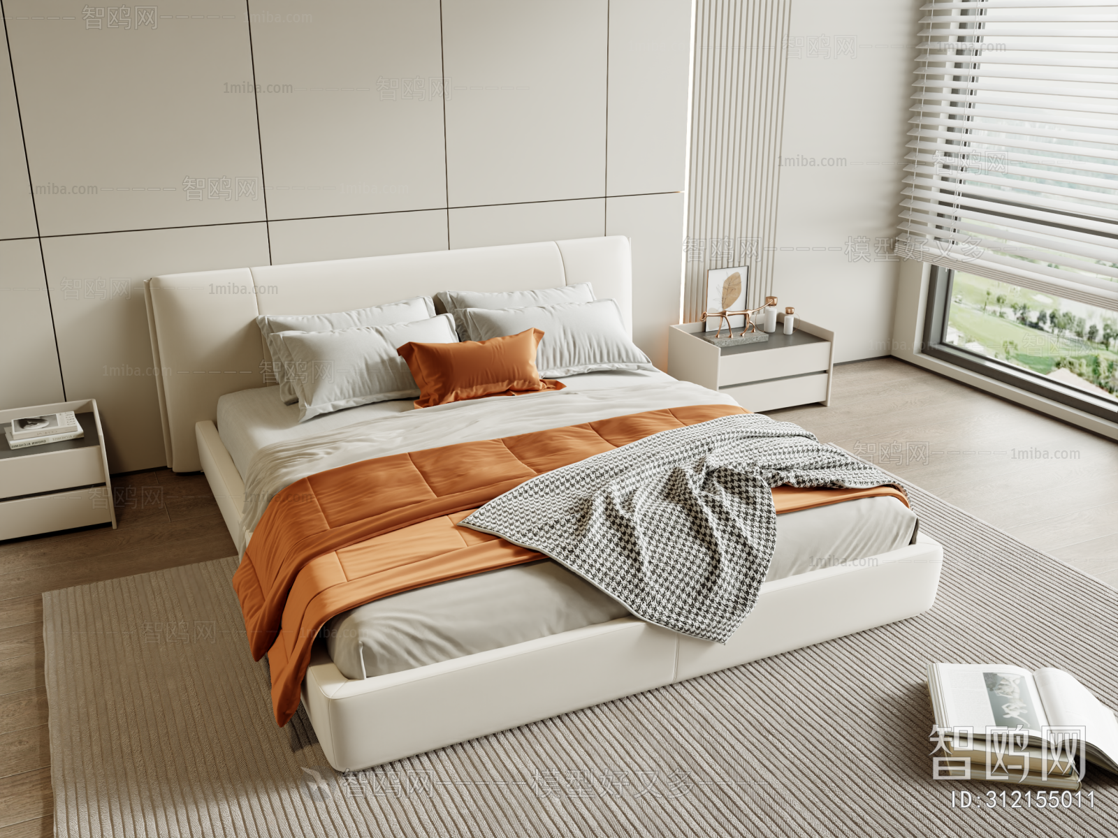 Modern Double Bed