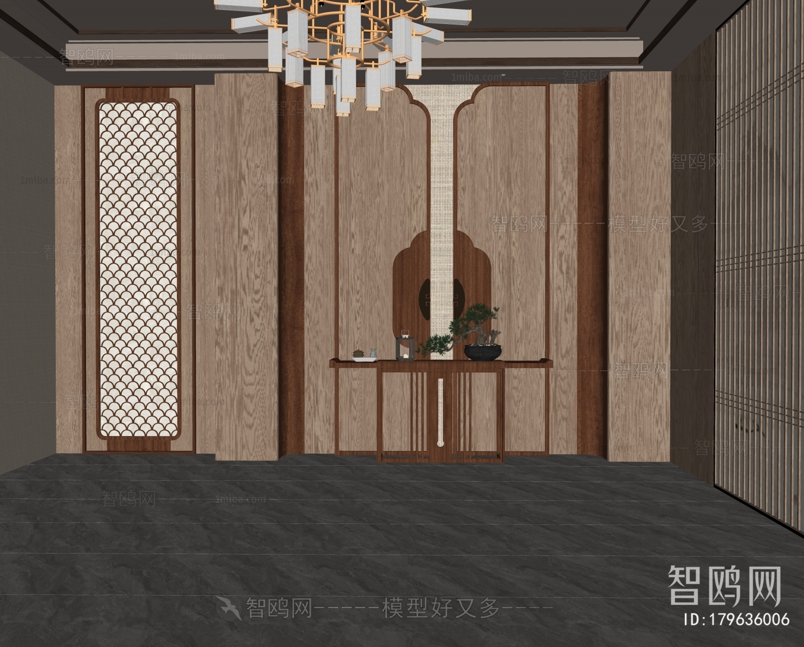 New Chinese Style Hallway