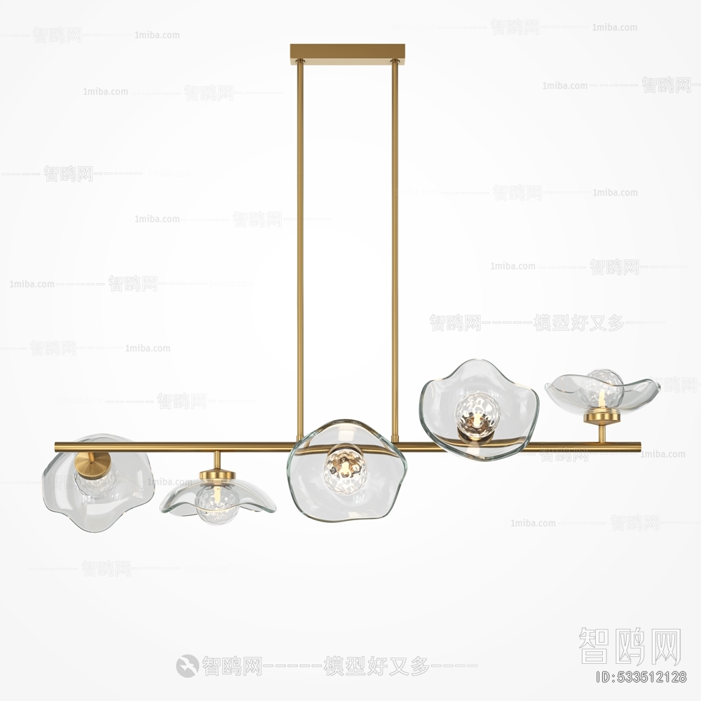 Modern Long Chandelier