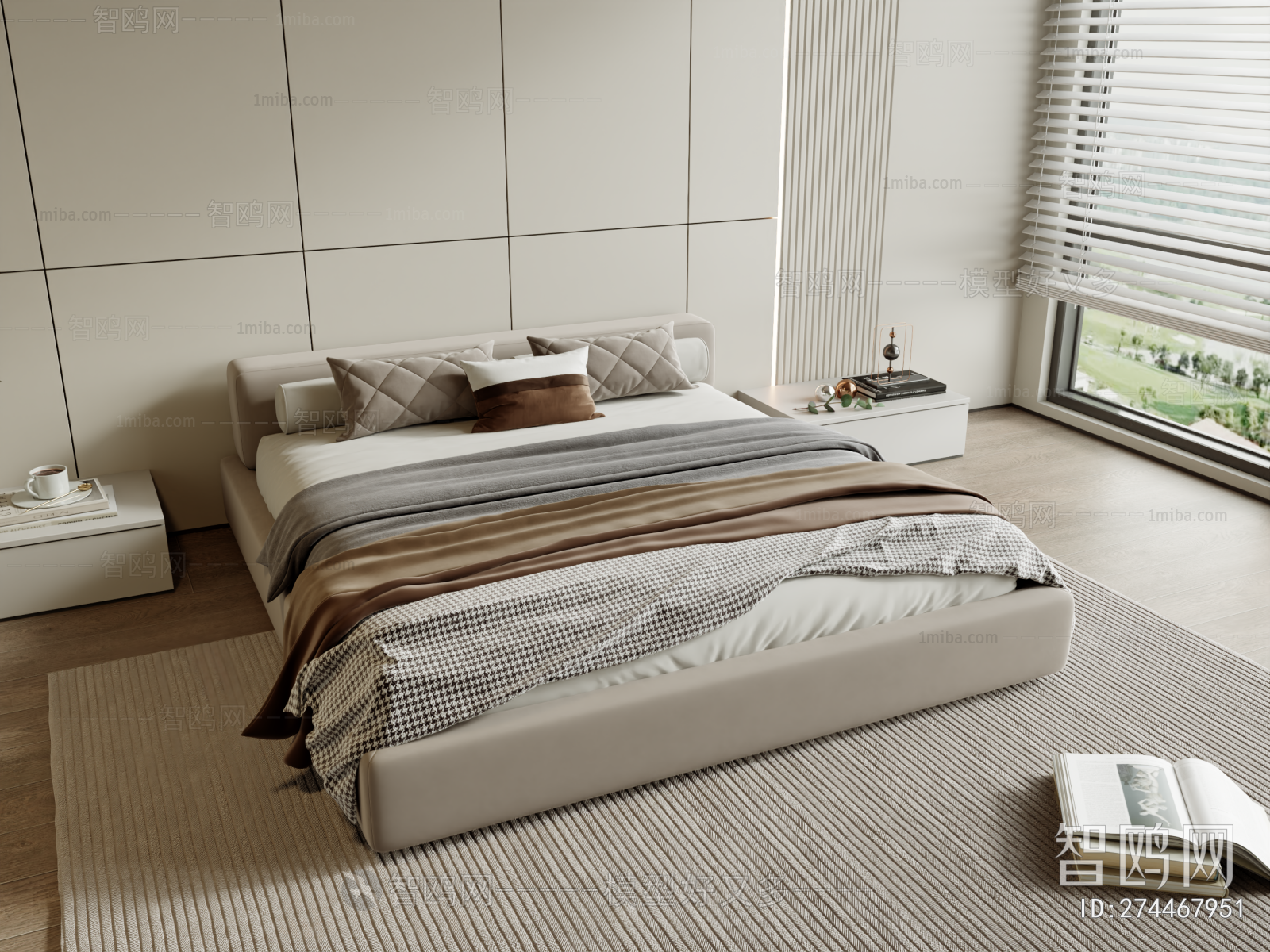 Modern Double Bed