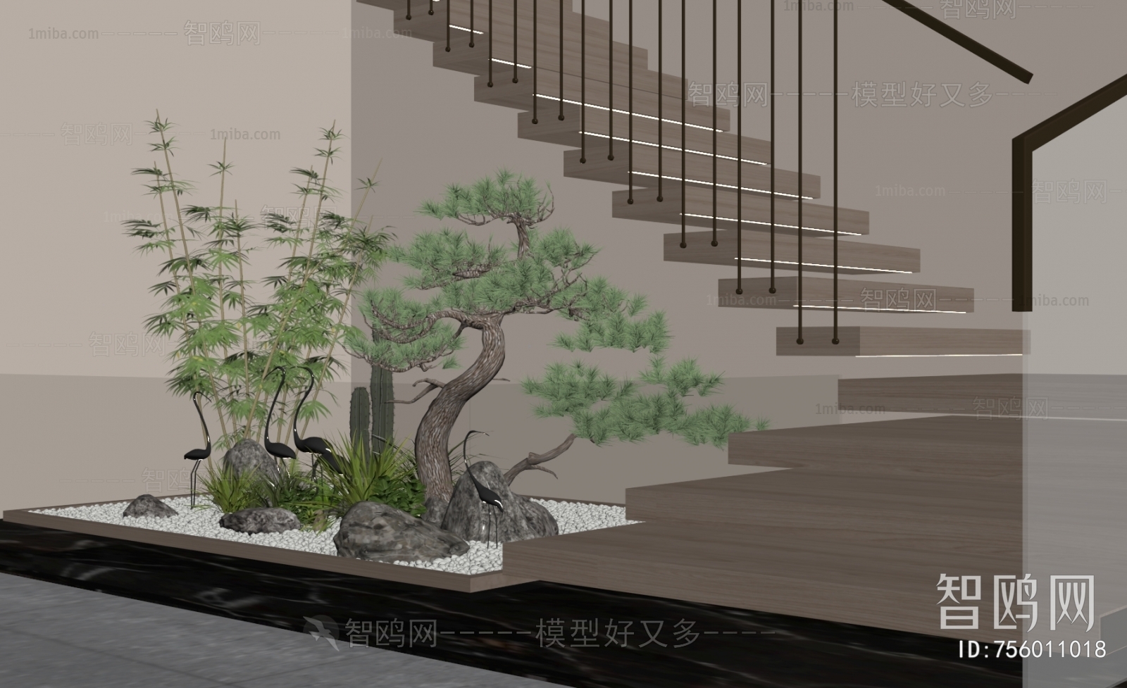 New Chinese Style Plant Landscaping