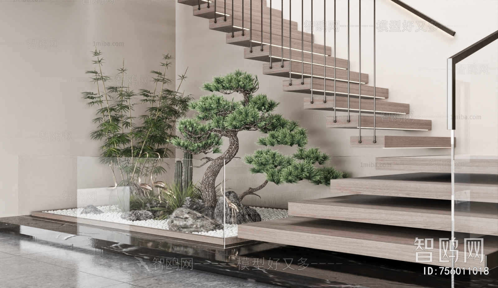 New Chinese Style Plant Landscaping