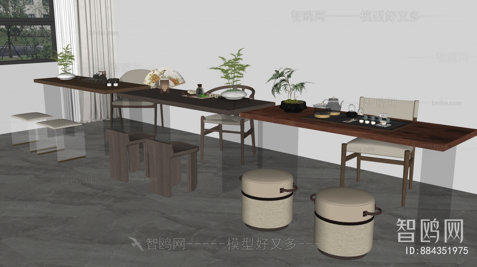 New Chinese Style Tea Tables And Chairs