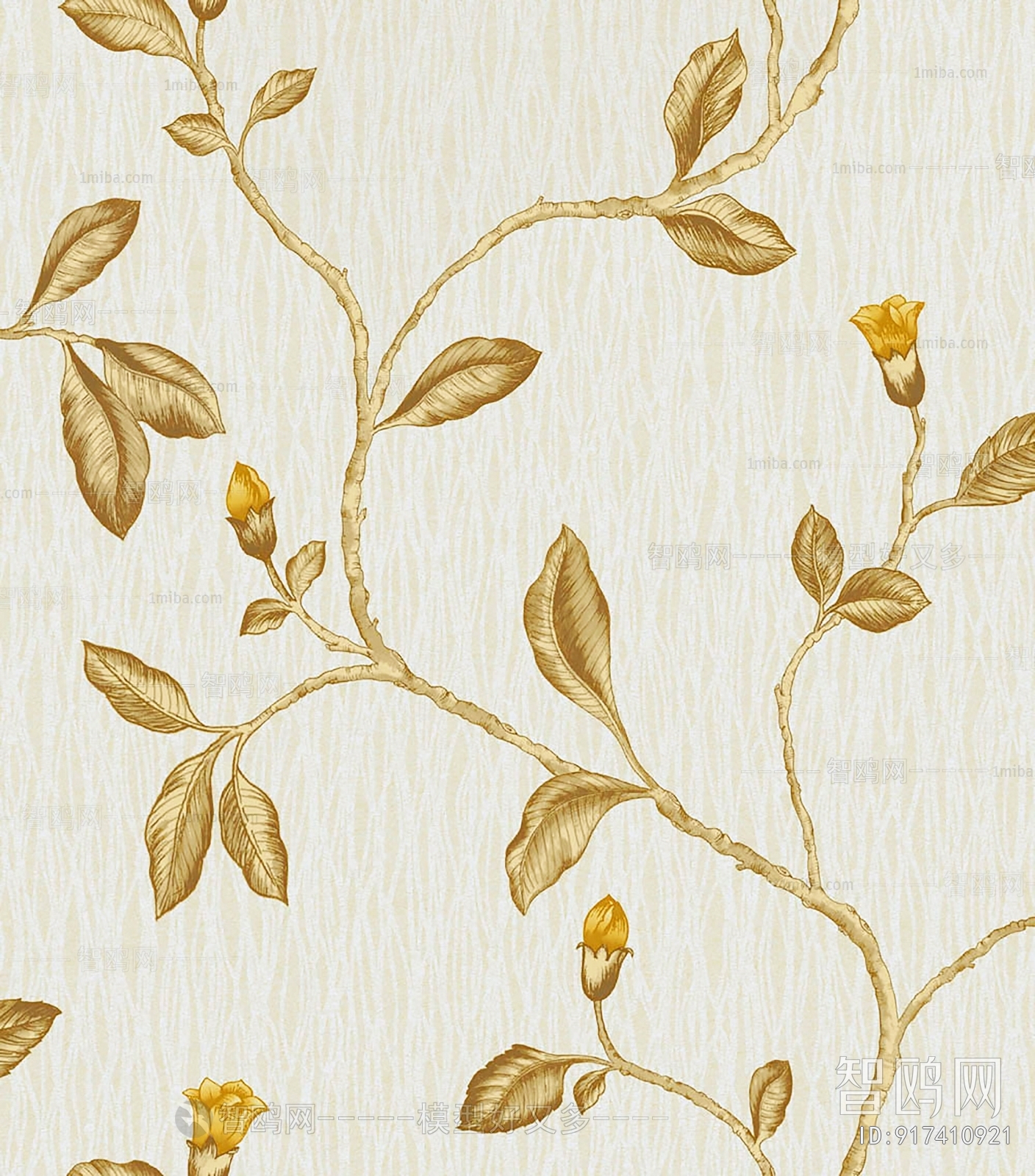 Animal And Plant Pattern Wallpaper