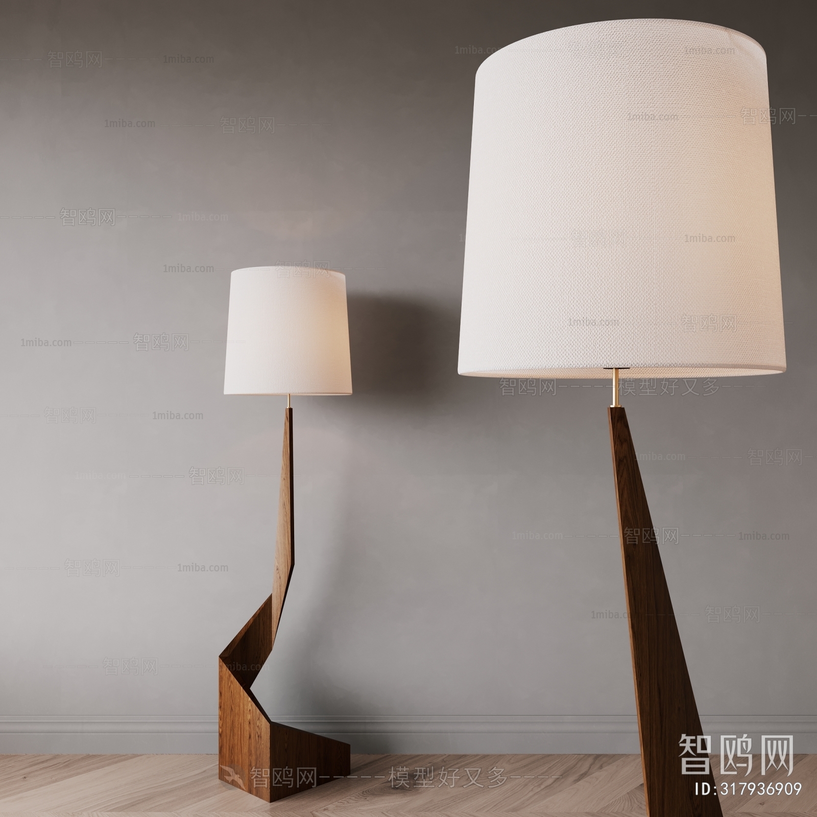 Wabi-sabi Style Floor Lamp