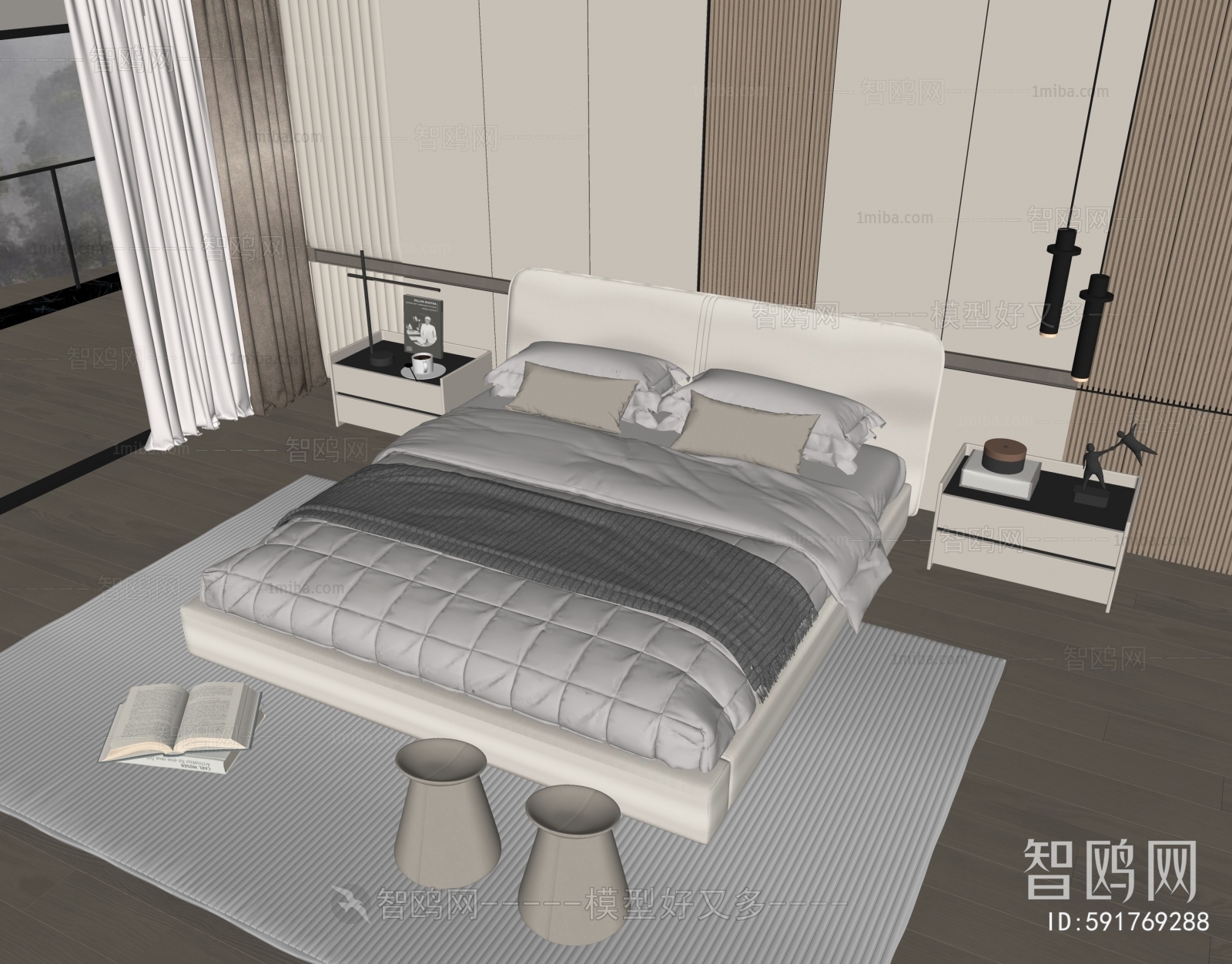 Modern Double Bed