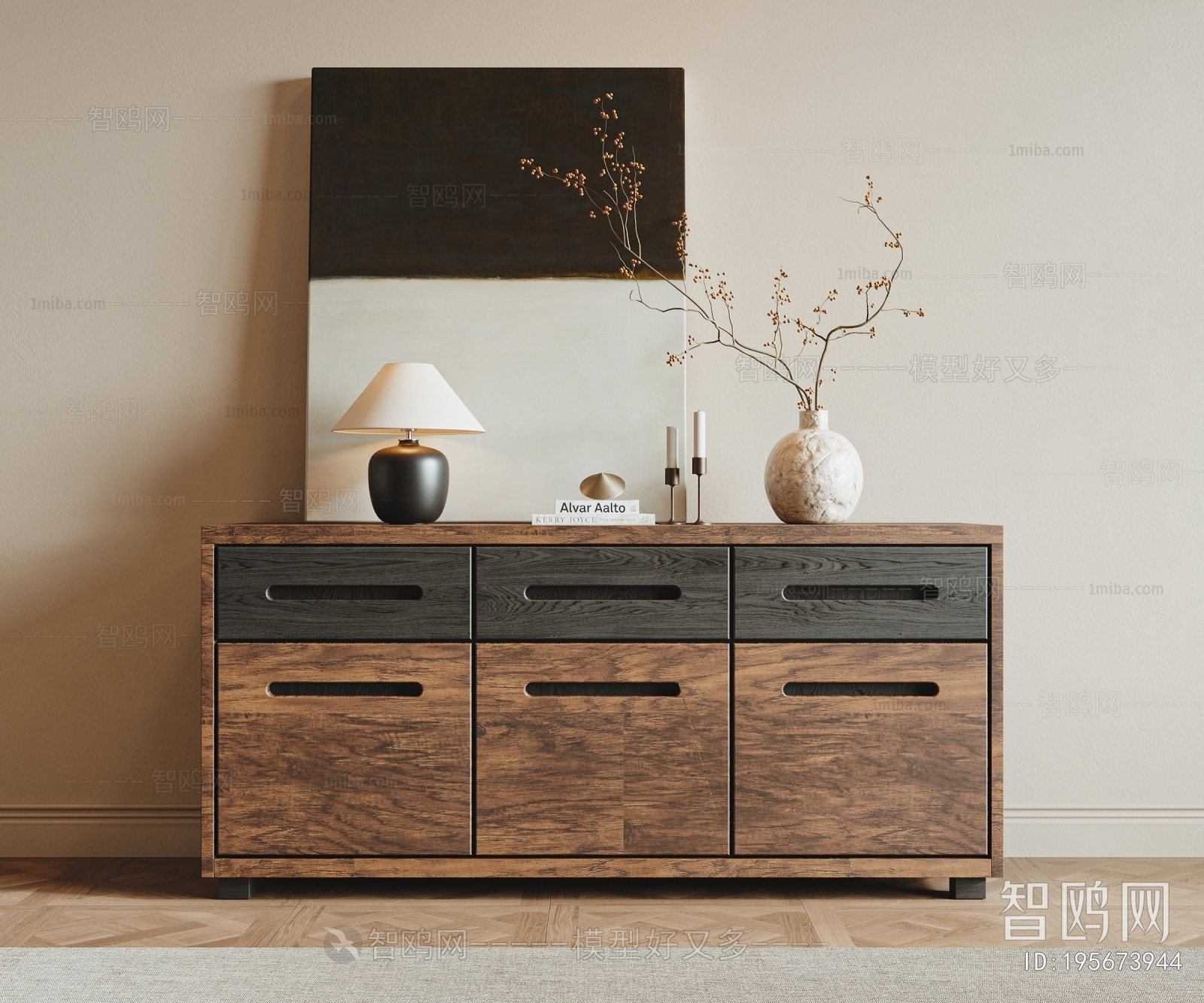 Wabi-sabi Style Side Cabinet/Entrance Cabinet