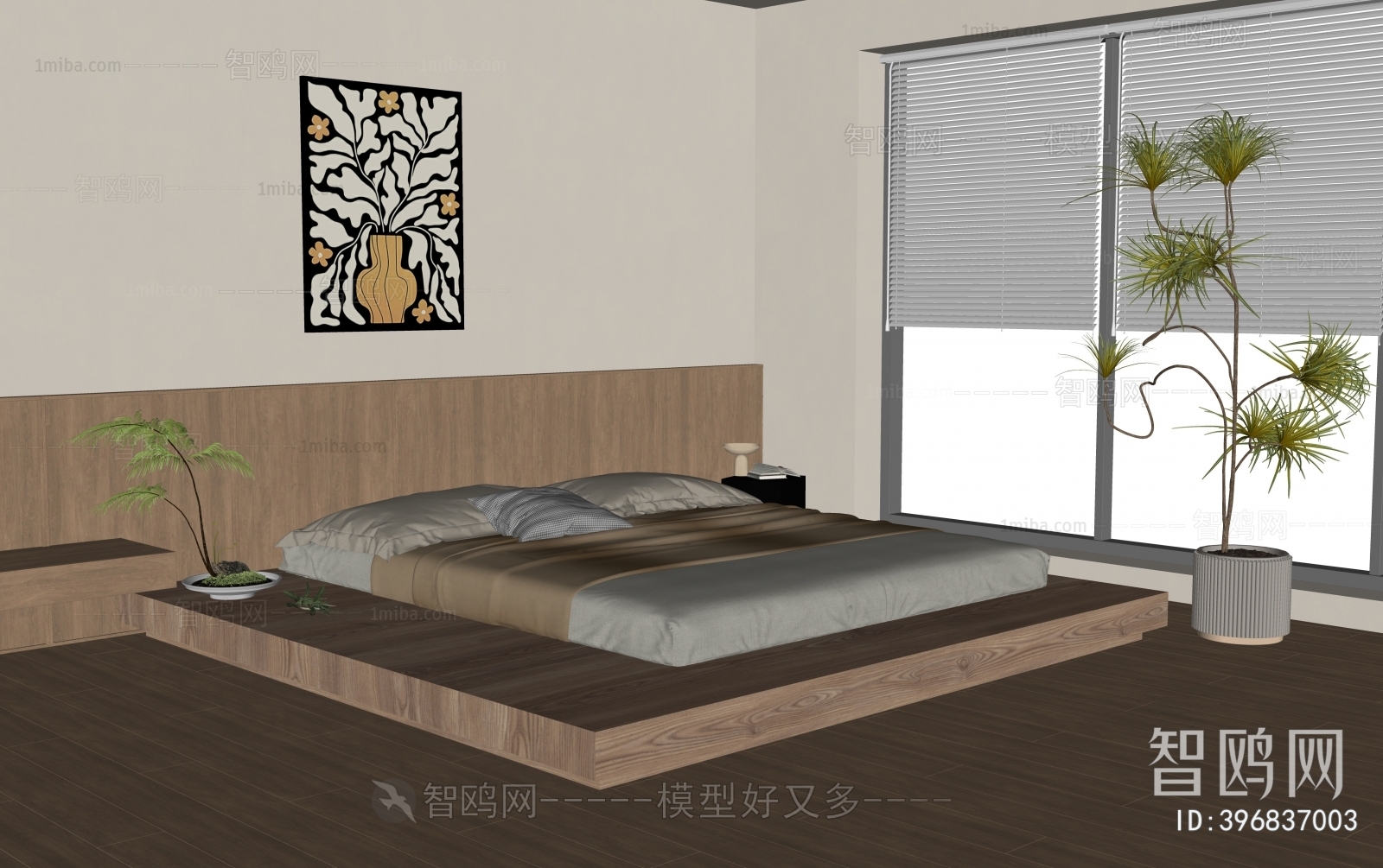 Wabi-sabi Style Bedroom