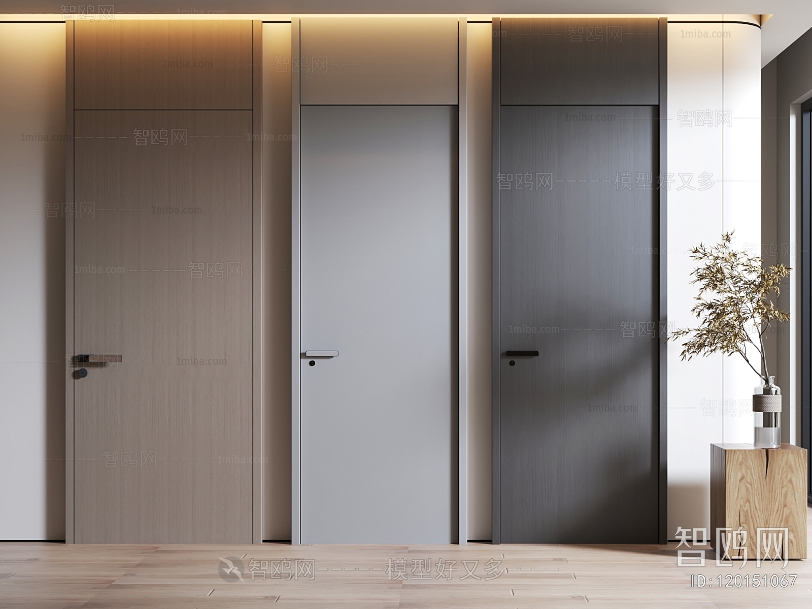 Modern Single Door