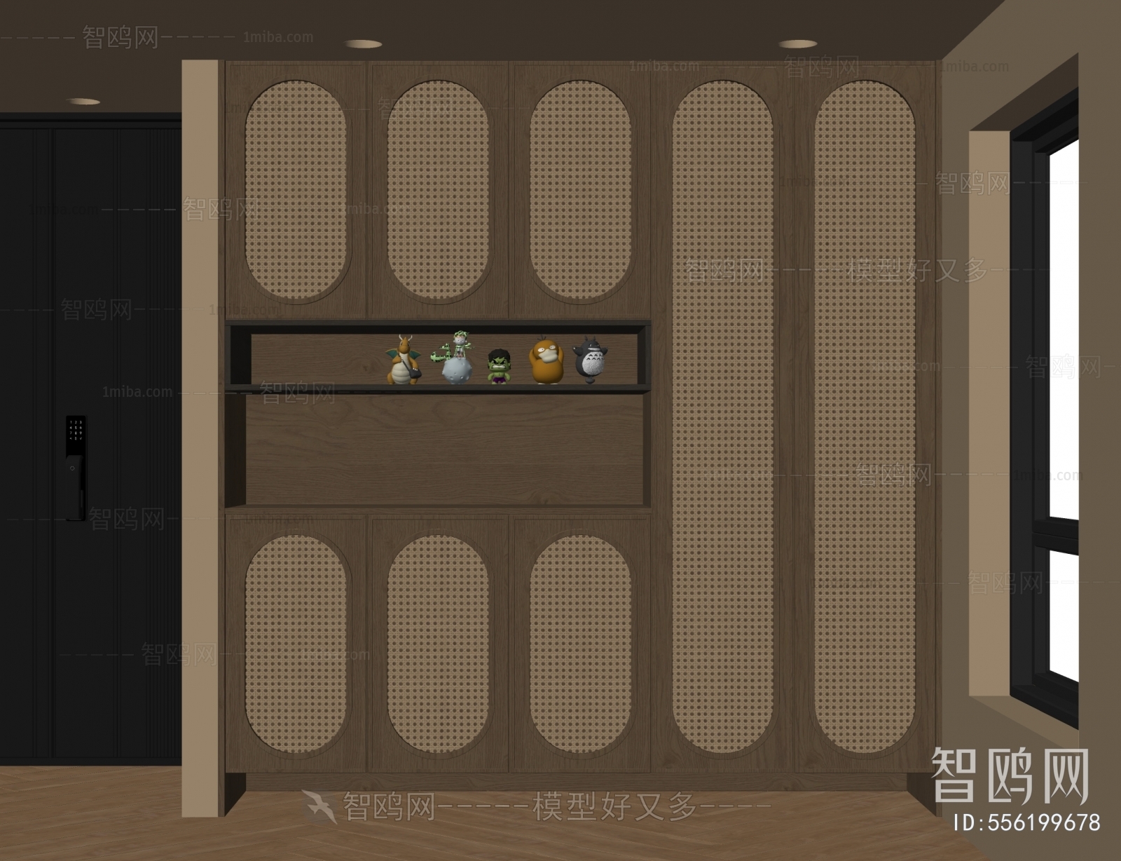 Wabi-sabi Style Entrance Cabinet